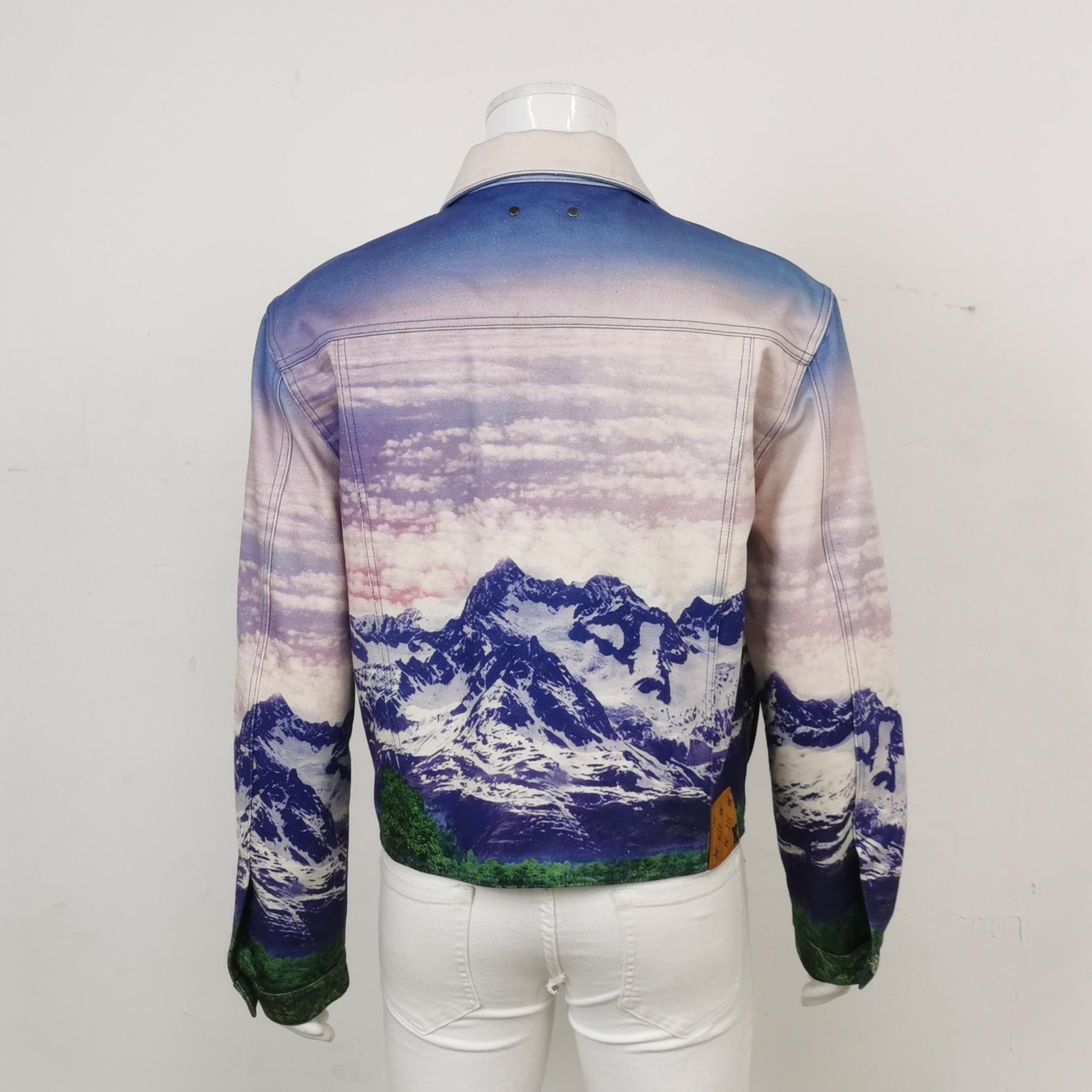 Louis Vuitton Louis Vuitton Cotton Colorblock Mountain Print Jacket Size US S / EU 44-46 / 1 - 3 Thumbnail