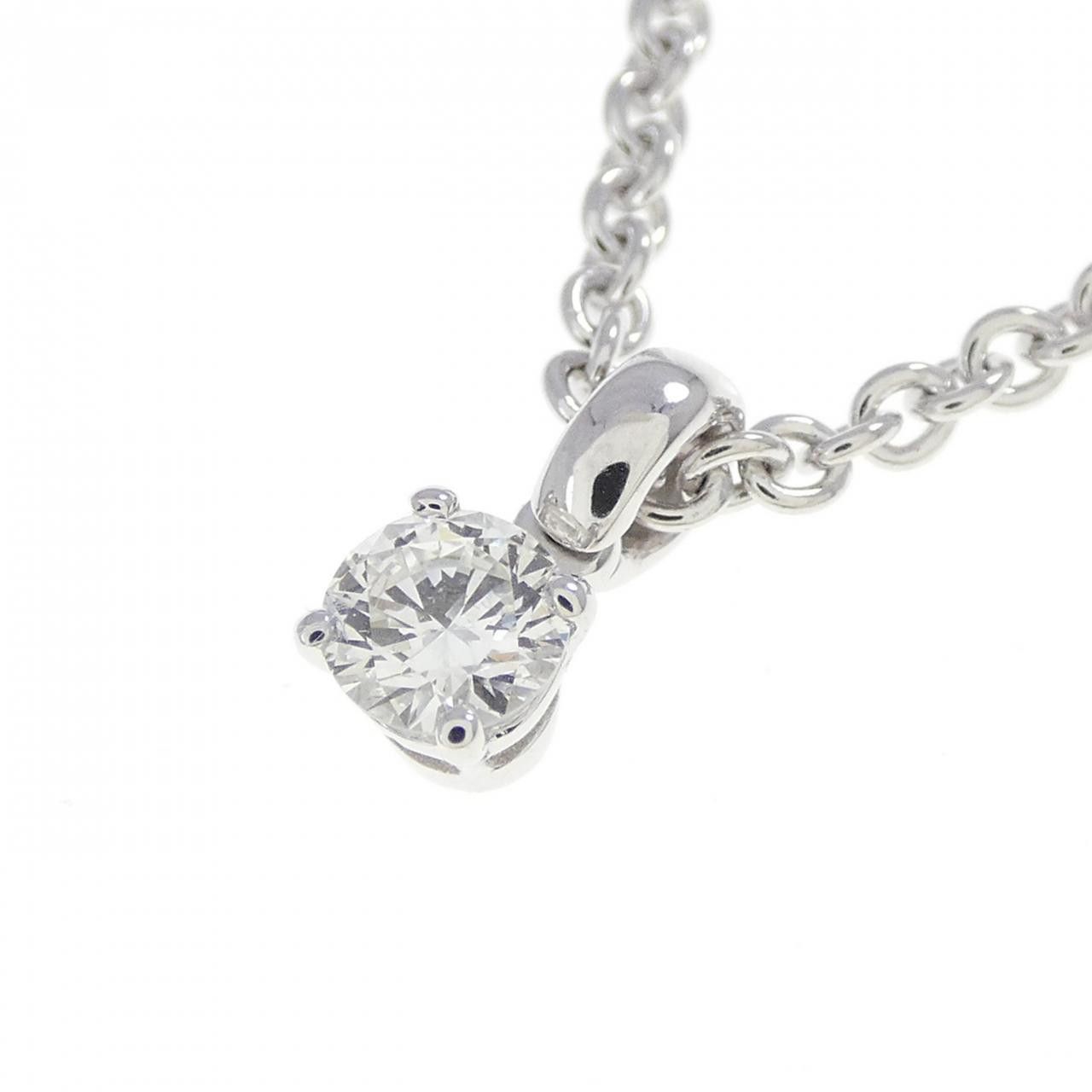 Bvlgari Bvlgari Bvlgari 750 White Gold Diamond Necklace Metal Necklace DUTY FREE for USA Size ONE SIZE - 3 Thumbnail