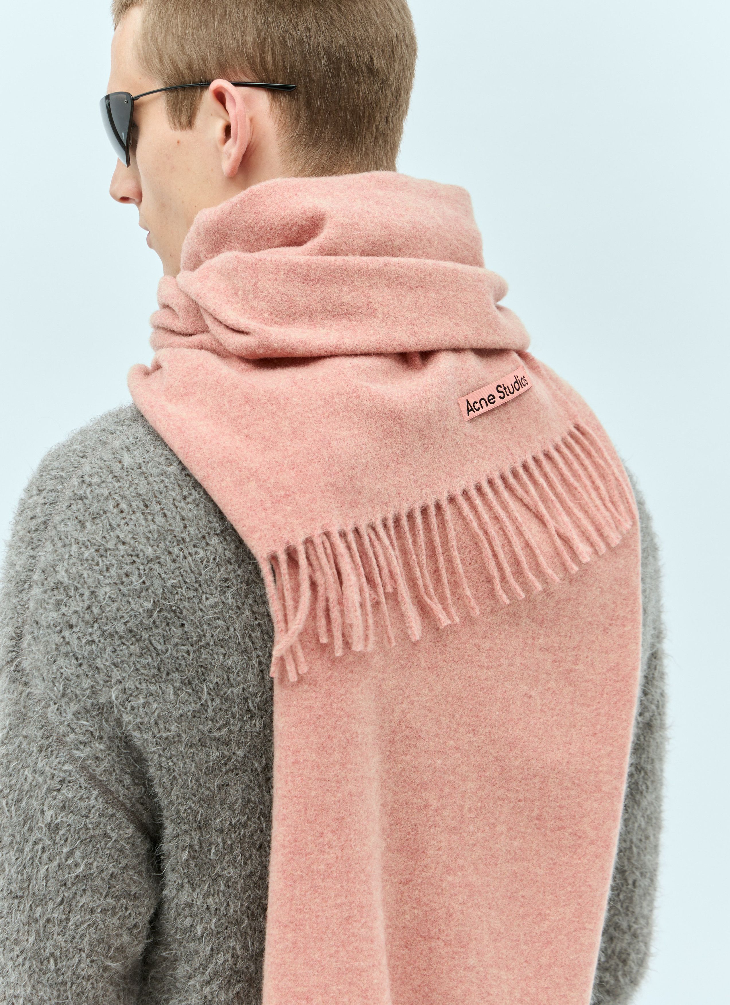 Acne Studios Fringe Wool Scarf Size ONE SIZE - 2 Thumbnail