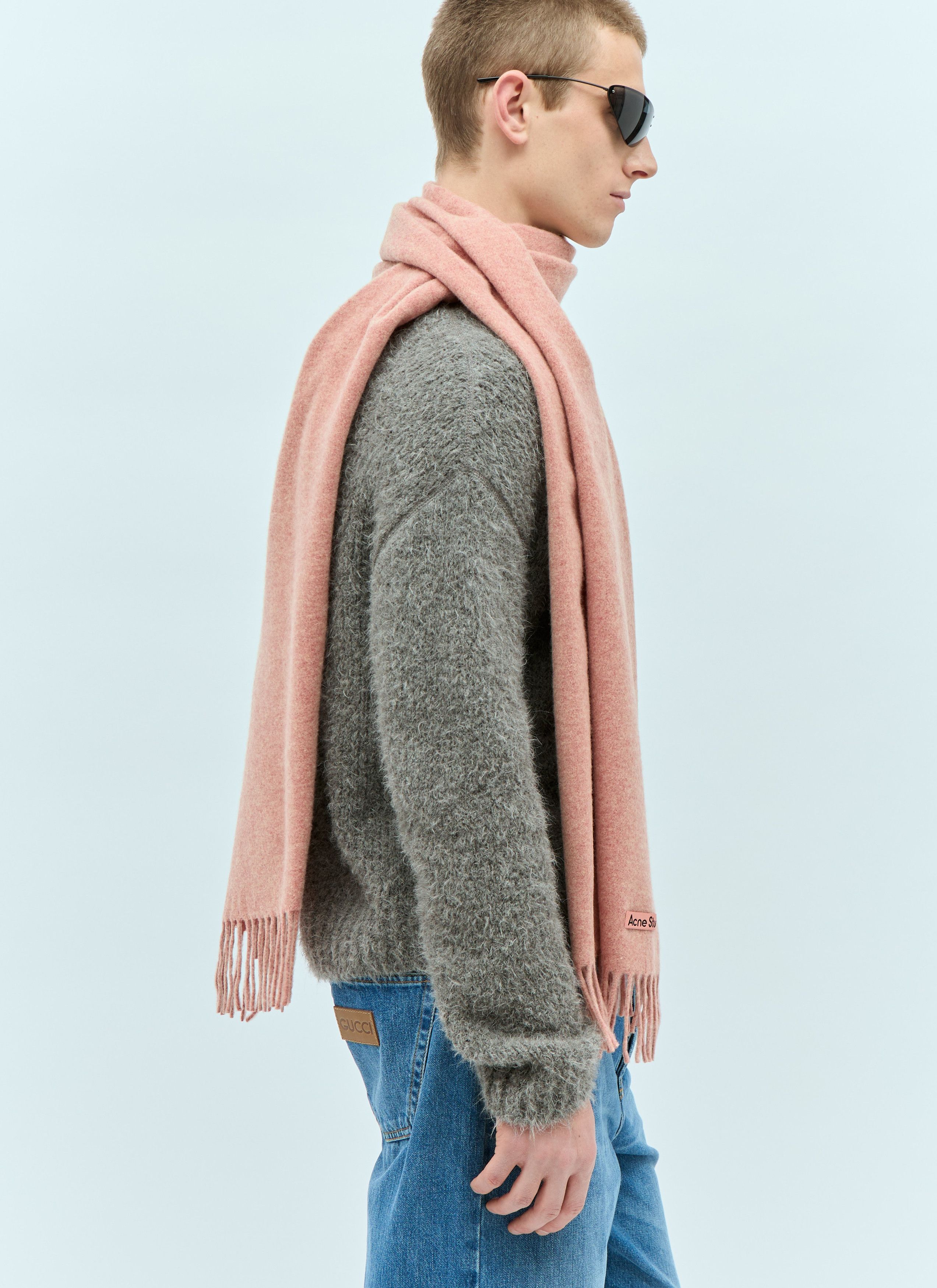 Acne Studios Fringe Wool Scarf Size ONE SIZE - 4 Thumbnail