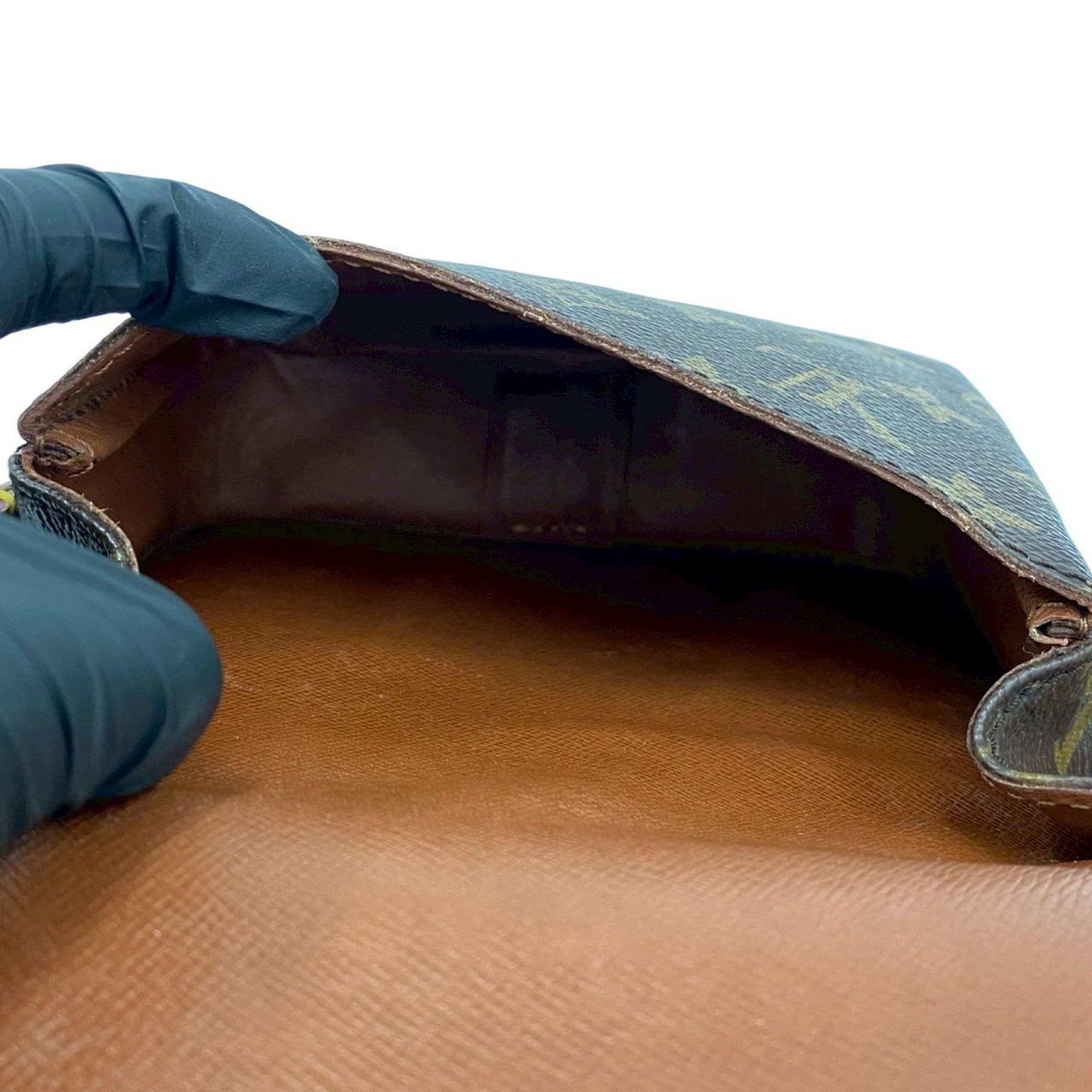 Louis Vuitton LOUIS VUITTON Culteciel Monogram Leather Mini Shoulder Bag Pochette Brown 36930 Size ONE SIZE - 9 Thumbnail