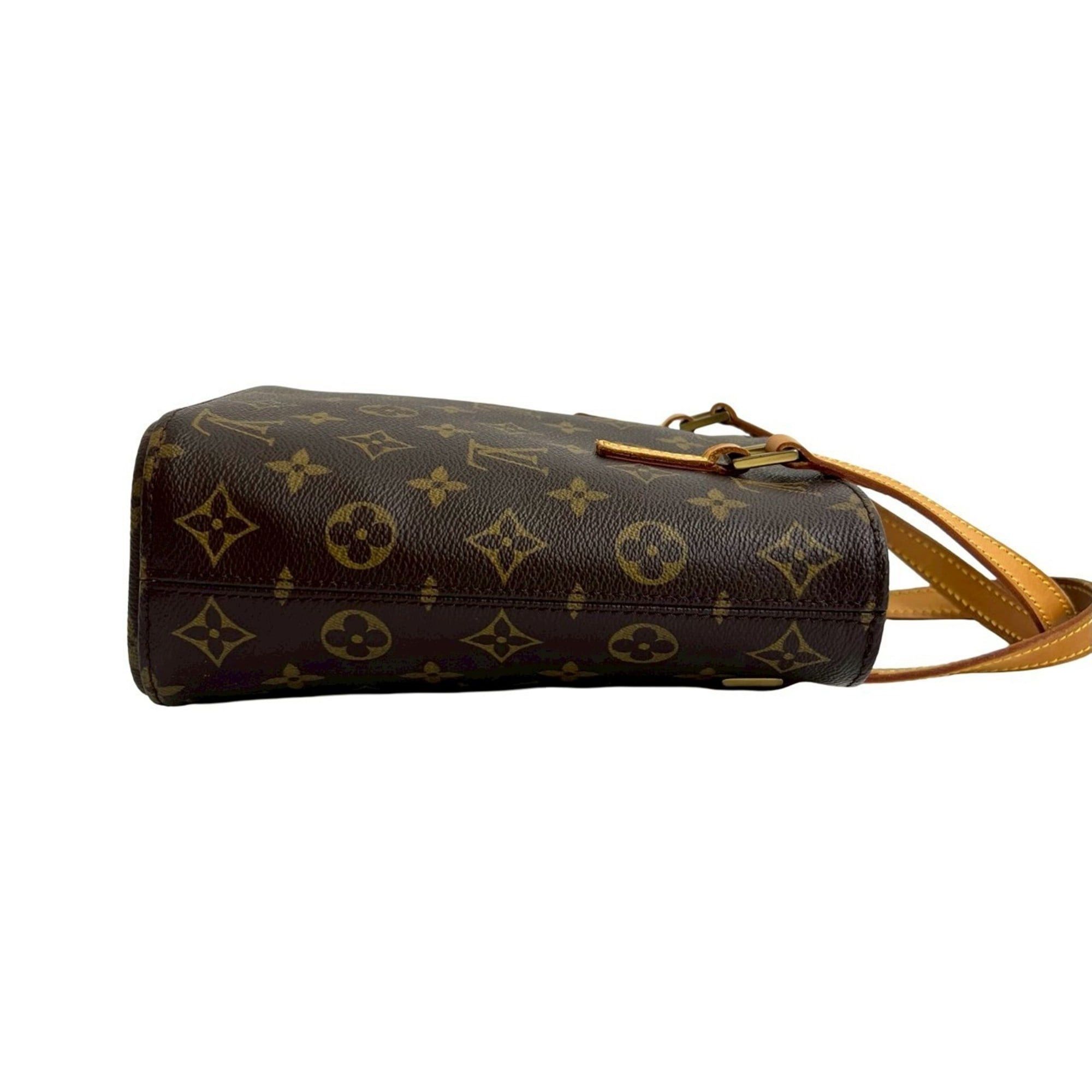 Louis Vuitton Louis Vuitton Vavin PM Monogram Leather Handbag Mini Tote Bag Brown 46151 Size ONE SIZE - 6 Thumbnail