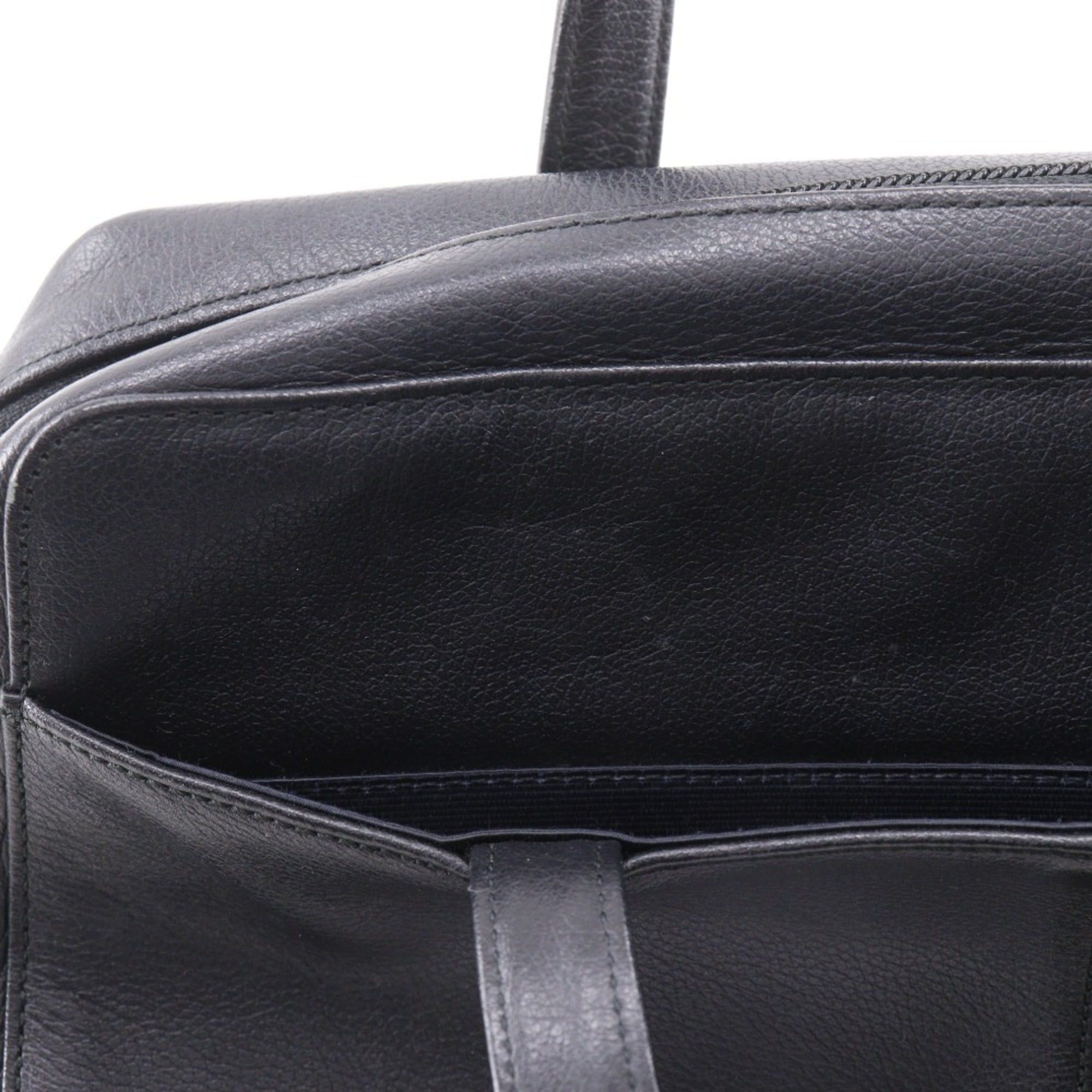 Burberry Burberry grained leather handbag Nova check black A5 zipper Shibo ladies Size ONE SIZE - 15 Thumbnail