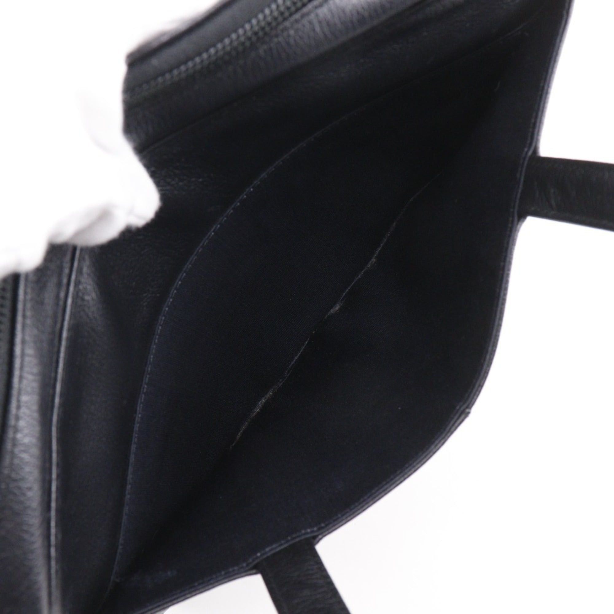 Burberry Burberry grained leather handbag Nova check black A5 zipper Shibo ladies Size ONE SIZE - 12 Thumbnail