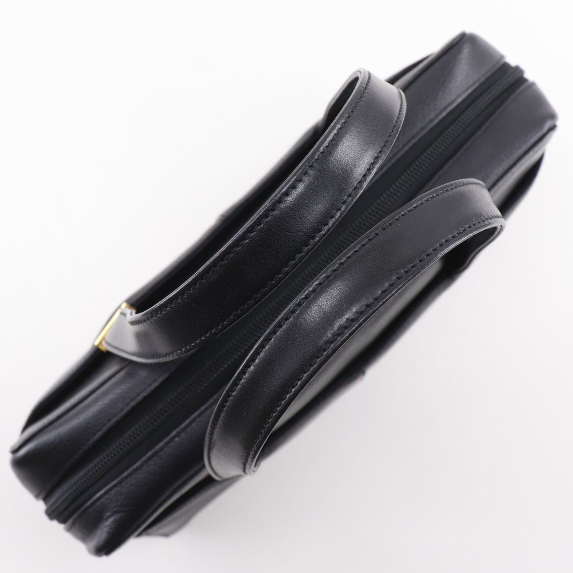 Burberry Burberry grained leather handbag Nova check black A5 zipper Shibo ladies Size ONE SIZE - 8 Thumbnail