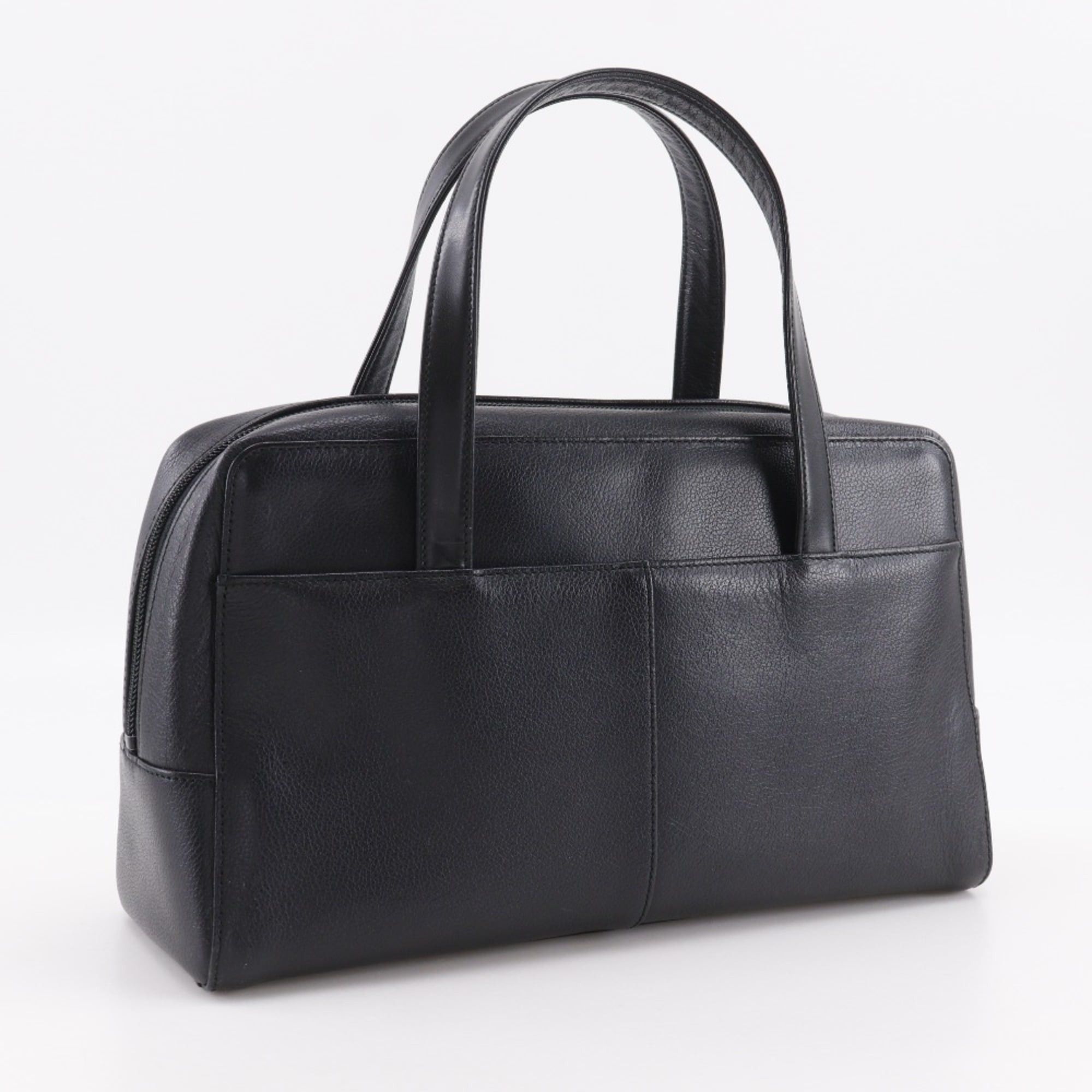 Burberry Burberry grained leather handbag Nova check black A5 zipper Shibo ladies Size ONE SIZE - 3 Thumbnail