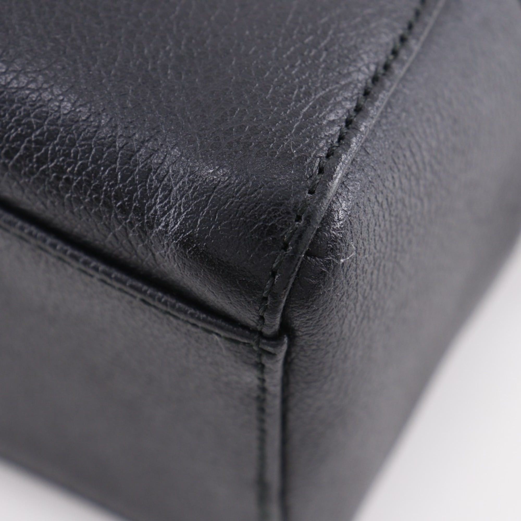Burberry Burberry grained leather handbag Nova check black A5 zipper Shibo ladies Size ONE SIZE - 7 Thumbnail