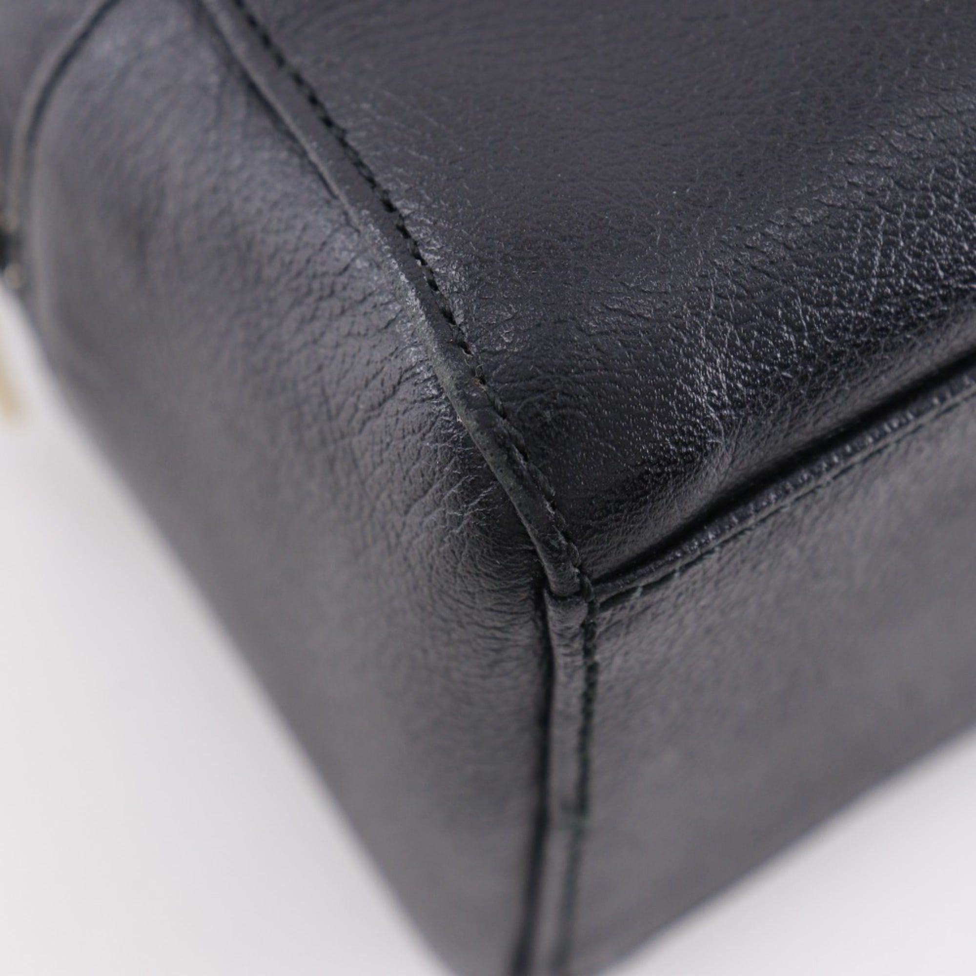 Burberry Burberry grained leather handbag Nova check black A5 zipper Shibo ladies Size ONE SIZE - 4 Thumbnail