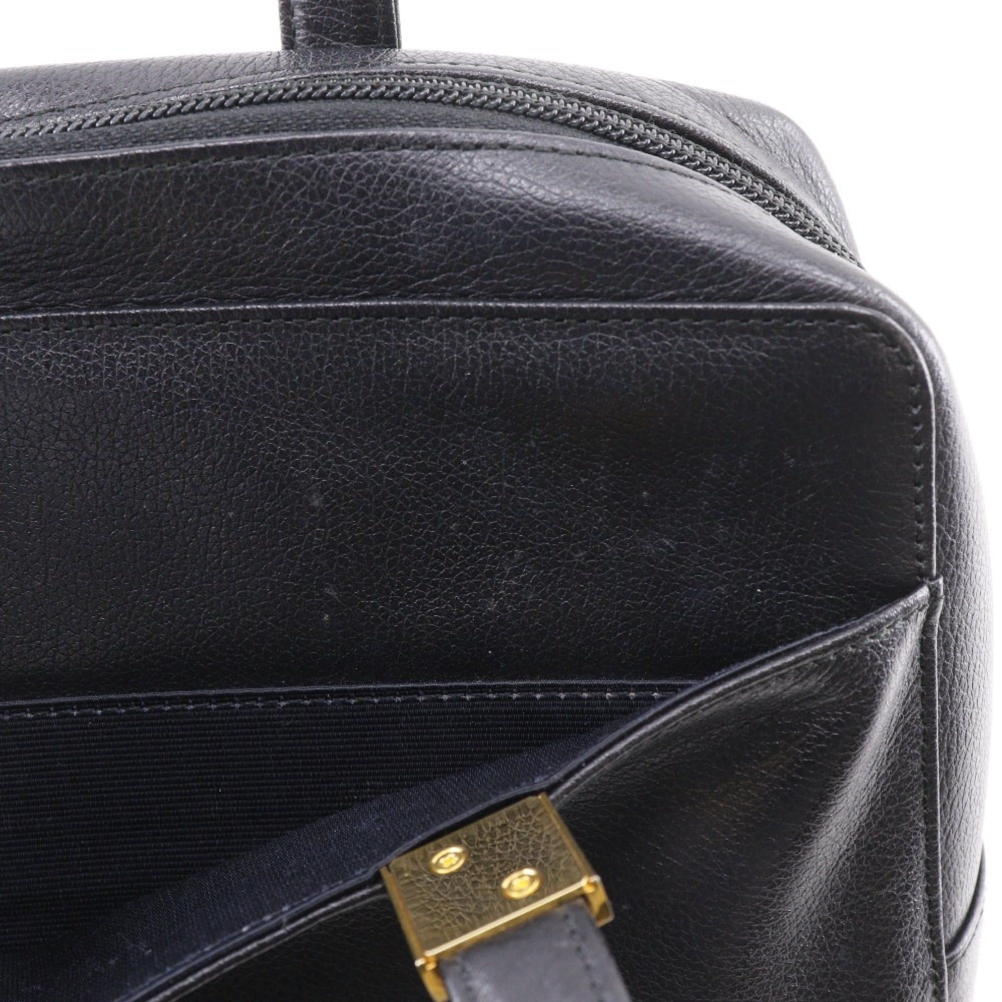 Burberry Burberry grained leather handbag Nova check black A5 zipper Shibo ladies Size ONE SIZE - 14 Thumbnail
