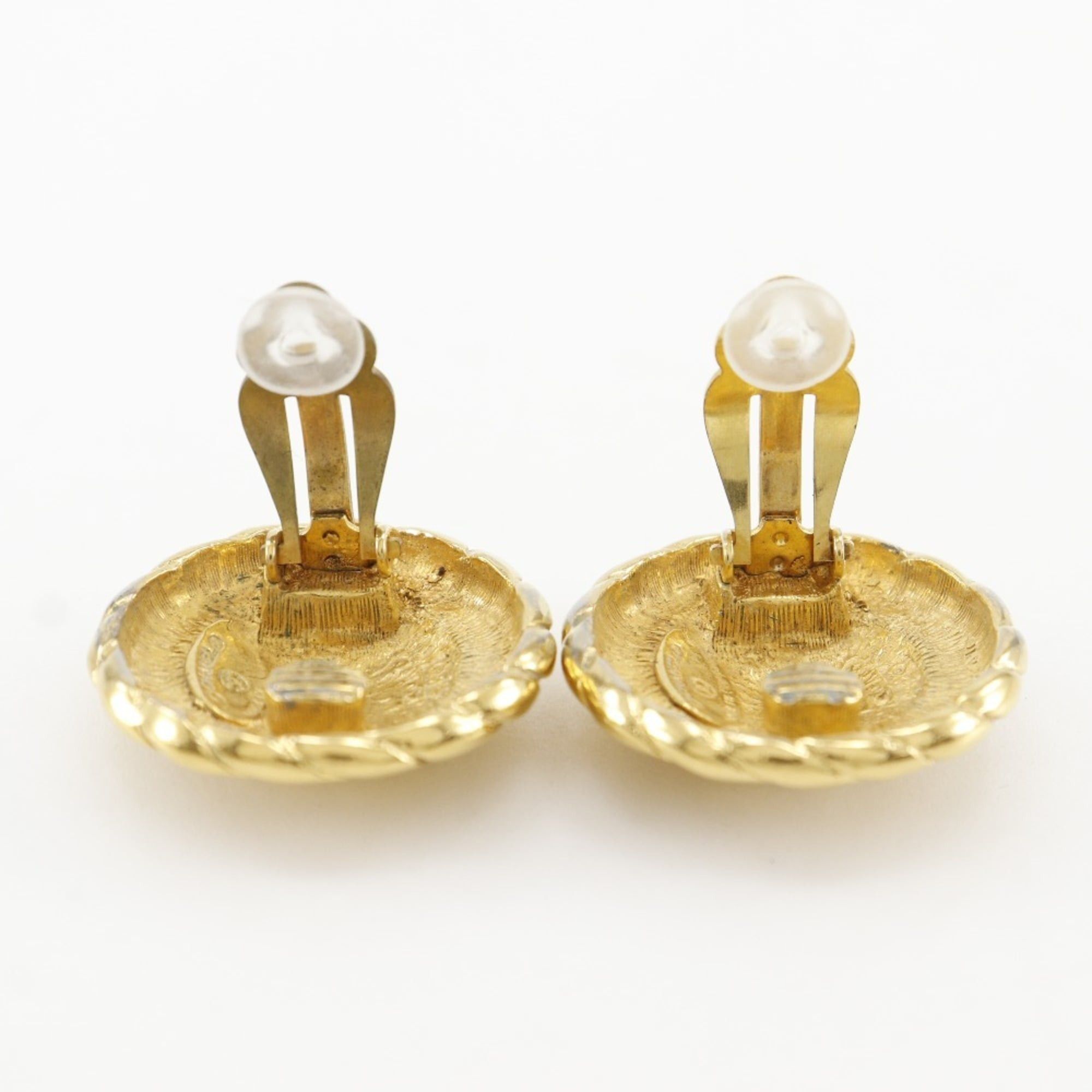 Chanel CHANEL Coco Mark Earrings Vintage Gold Plated Approx. 22.8g COCO Women's Size ONE SIZE - 5 Thumbnail
