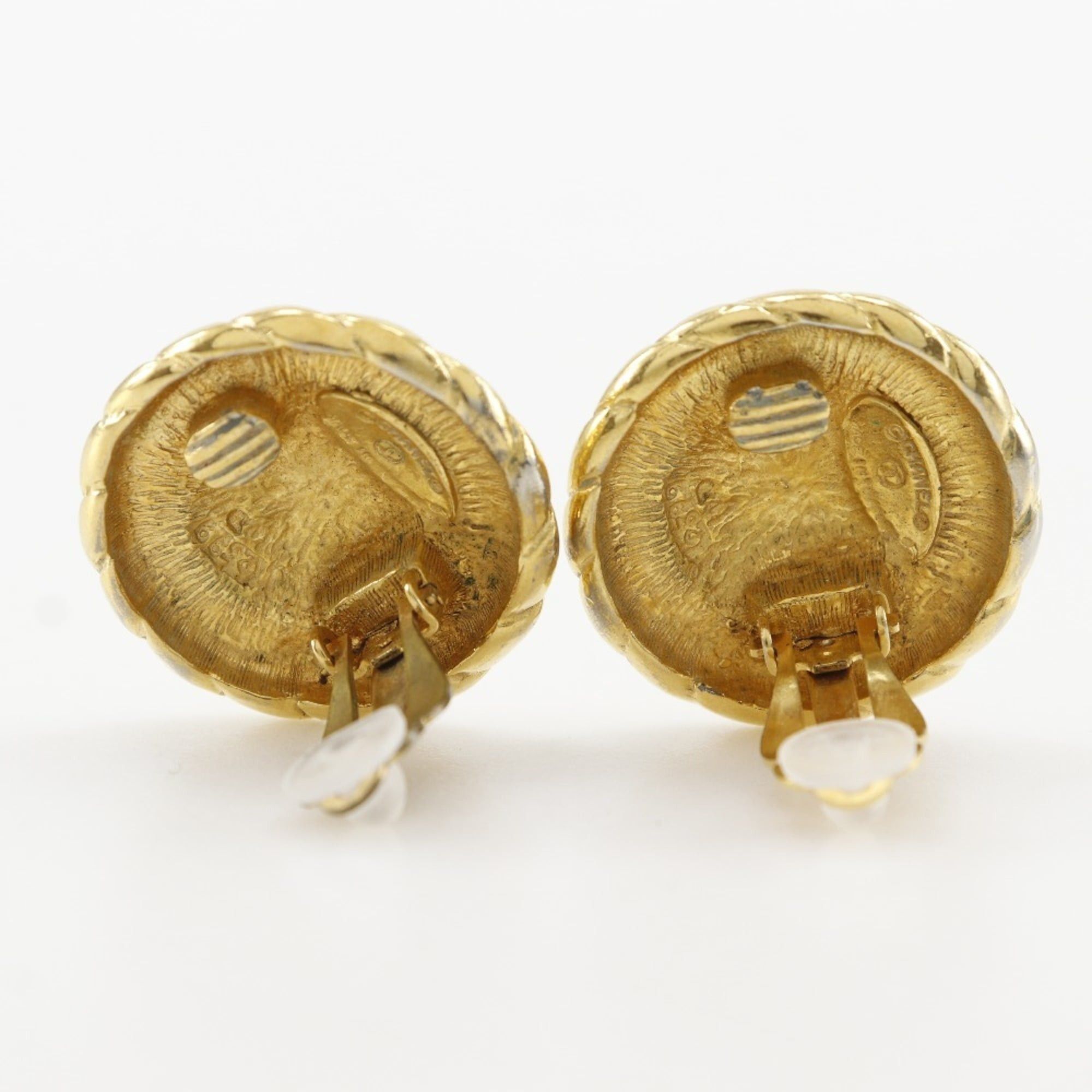 Chanel CHANEL Coco Mark Earrings Vintage Gold Plated Approx. 22.8g COCO Women's Size ONE SIZE - 4 Thumbnail