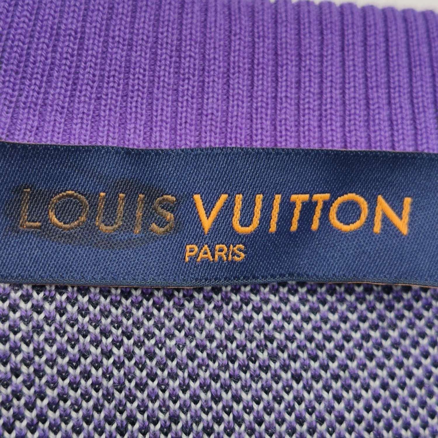 Louis Vuitton Louis Vuitton Purple Wool Crewneck Sweater XL Size US XL / EU 56 / 4 - 9 Thumbnail