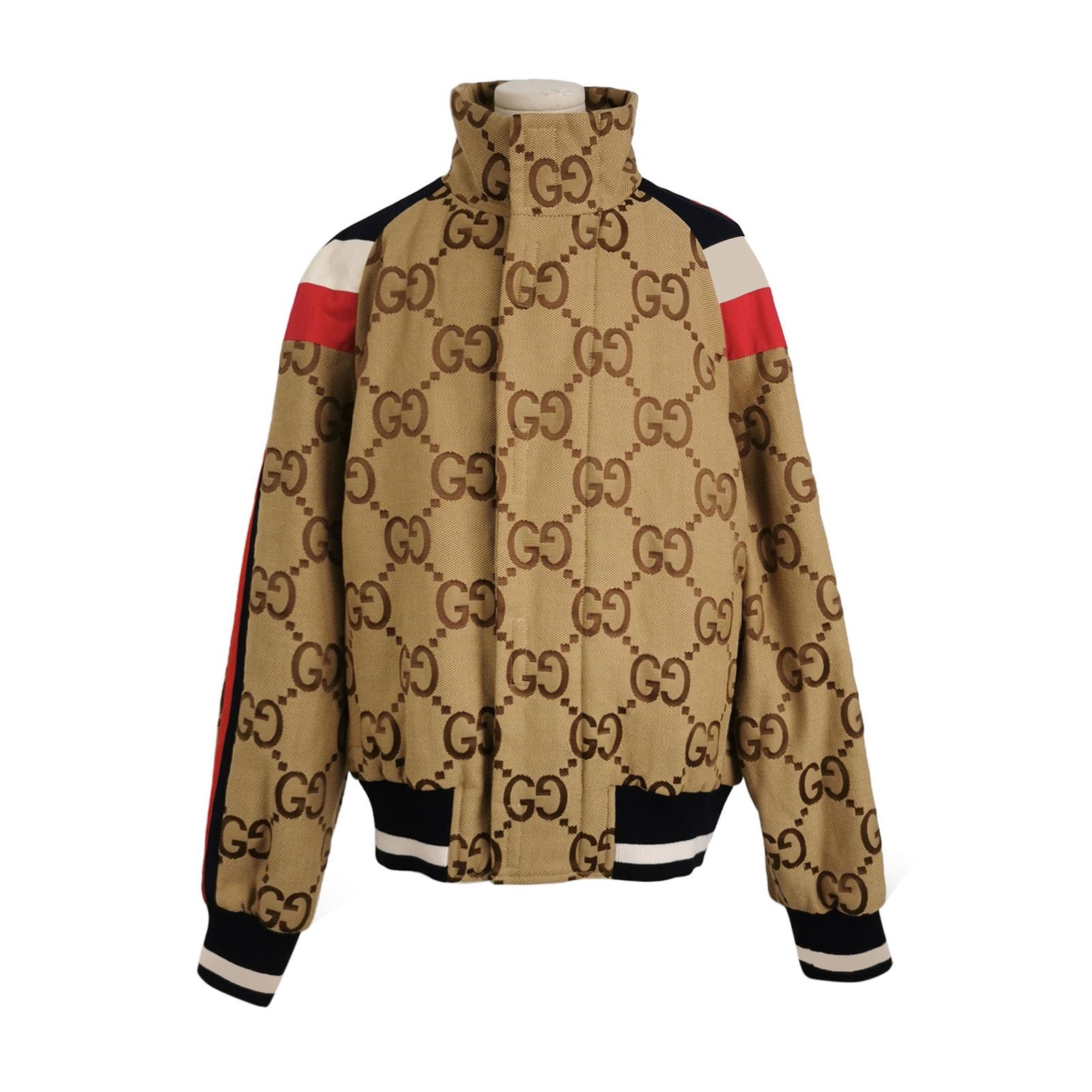 Gucci Gucci Double G Monogram Colorblock Cotton Jacket M Size US M / EU 48-50 / 2 - 2 Thumbnail