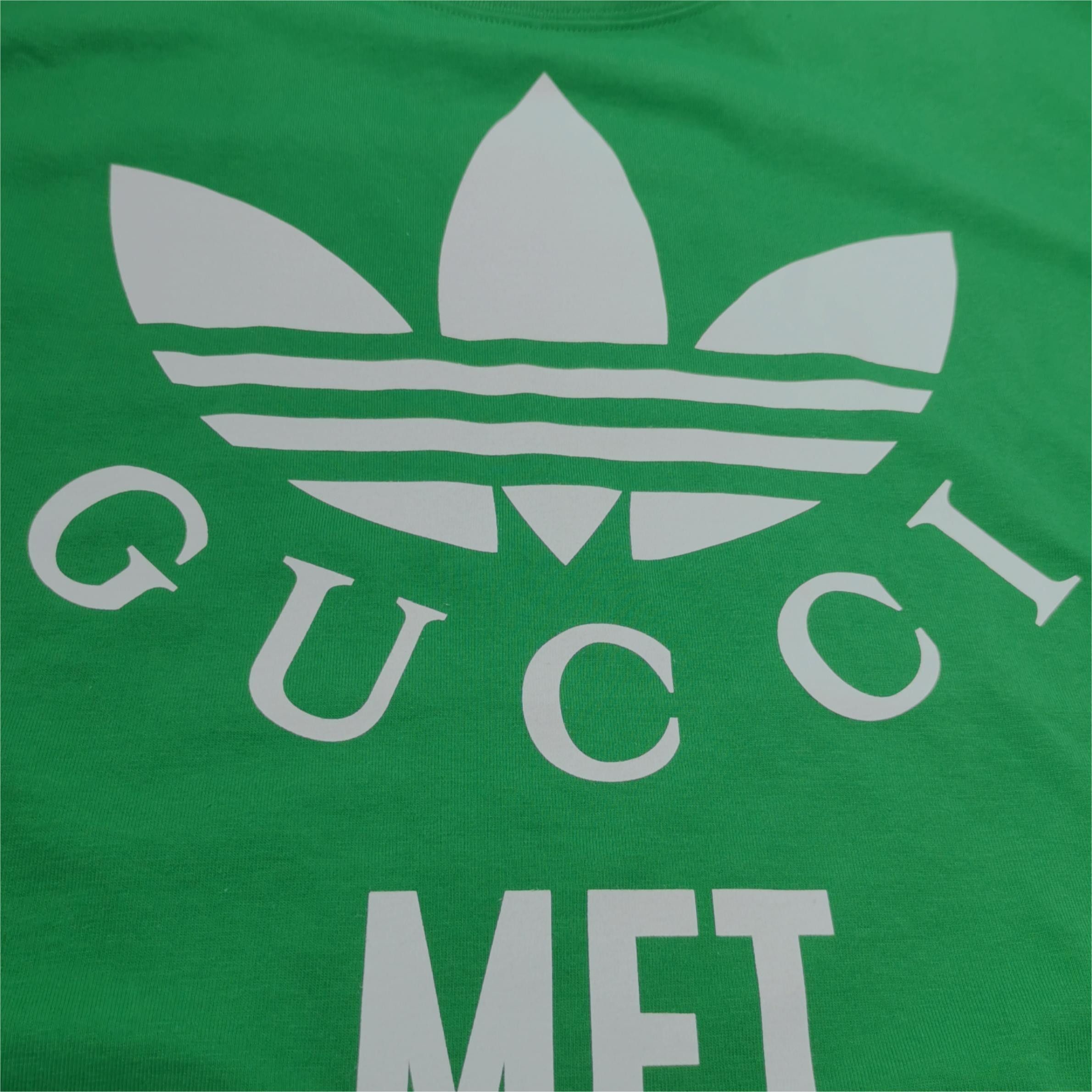 Gucci Gucci x adidas S Size Cotton Logo Crew Neck T-Shirt Size US S / EU 44-46 / 1 - 5 Thumbnail