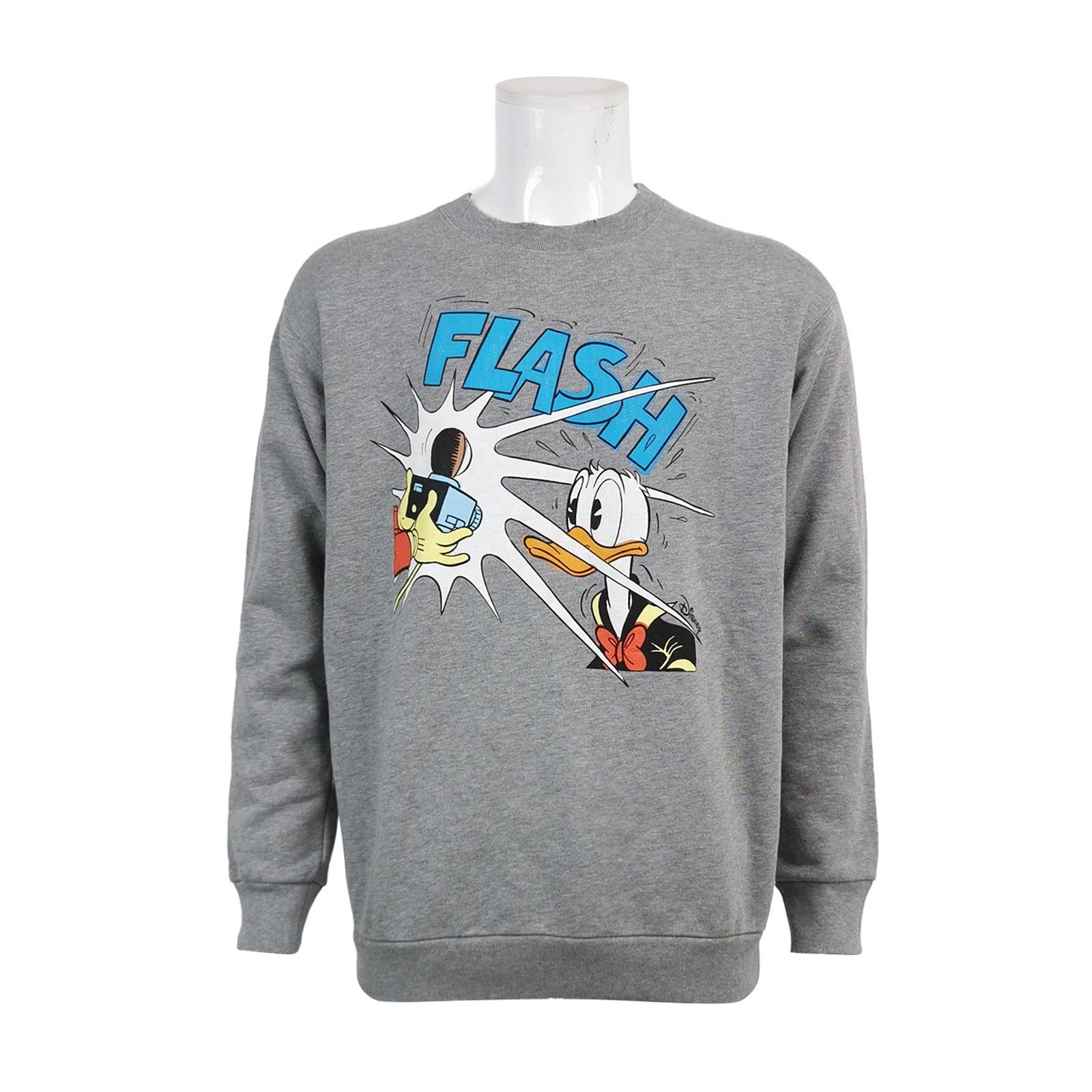 Gucci Gray 'FLASH' Donald Duck Graphic Sweatshirt L Size US L / EU 52-54 / 3 - 2 Thumbnail