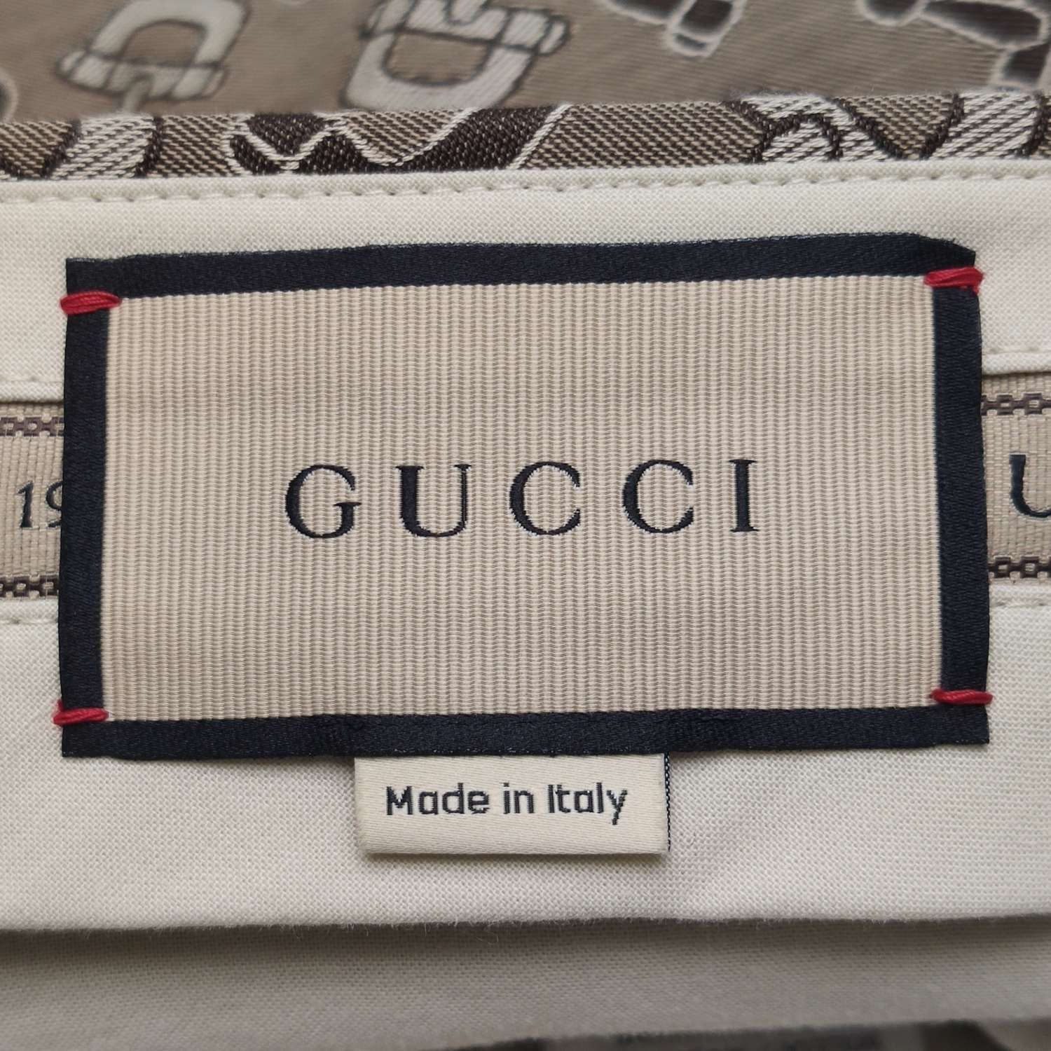Gucci Gucci Horsebit Pattern Cotton-Wool Blend Trousers Size US 32 / EU 48 - 9 Thumbnail