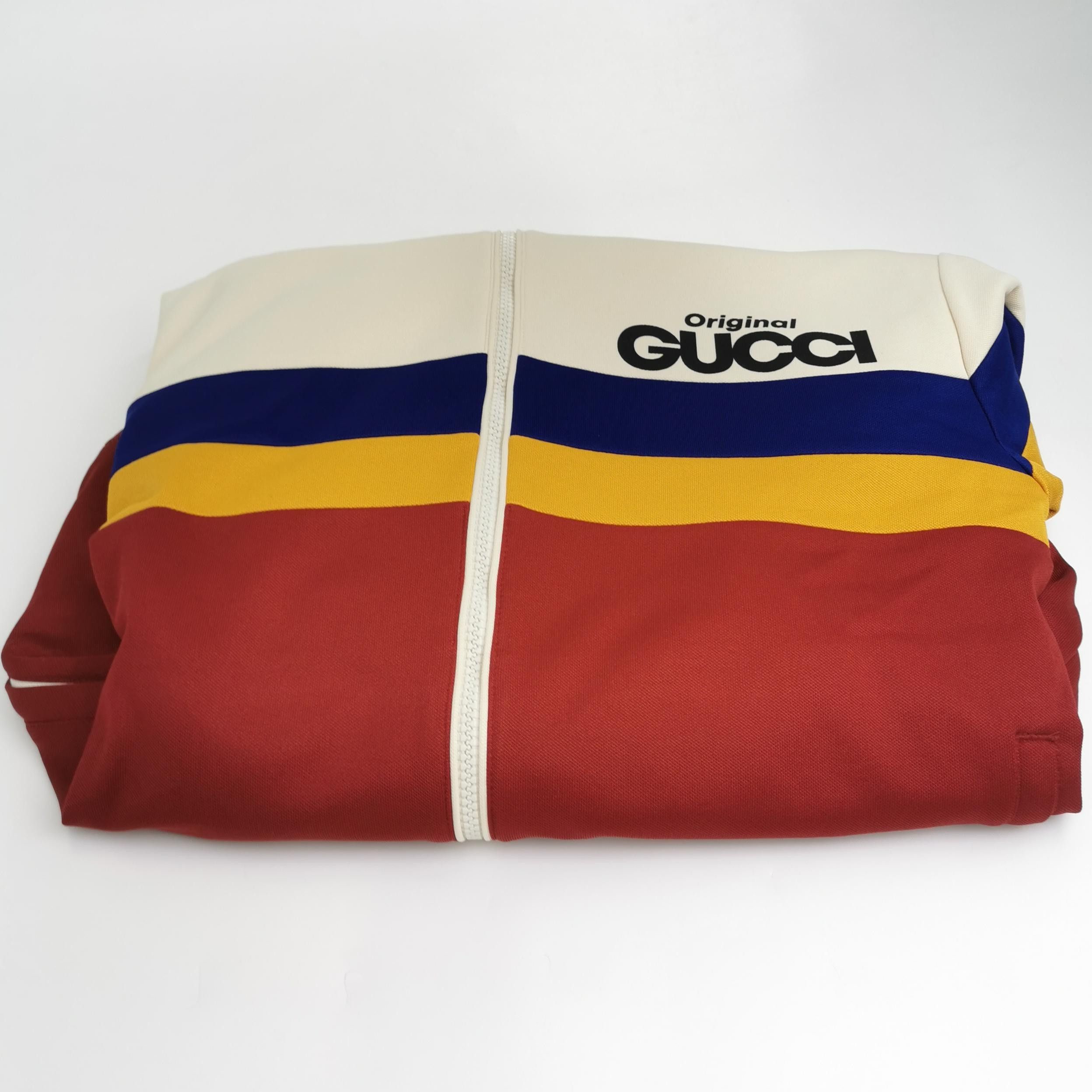 Gucci Gucci Colorblock Logo Zip Collar Jacket S Size US S / EU 44-46 / 1 - 6 Thumbnail