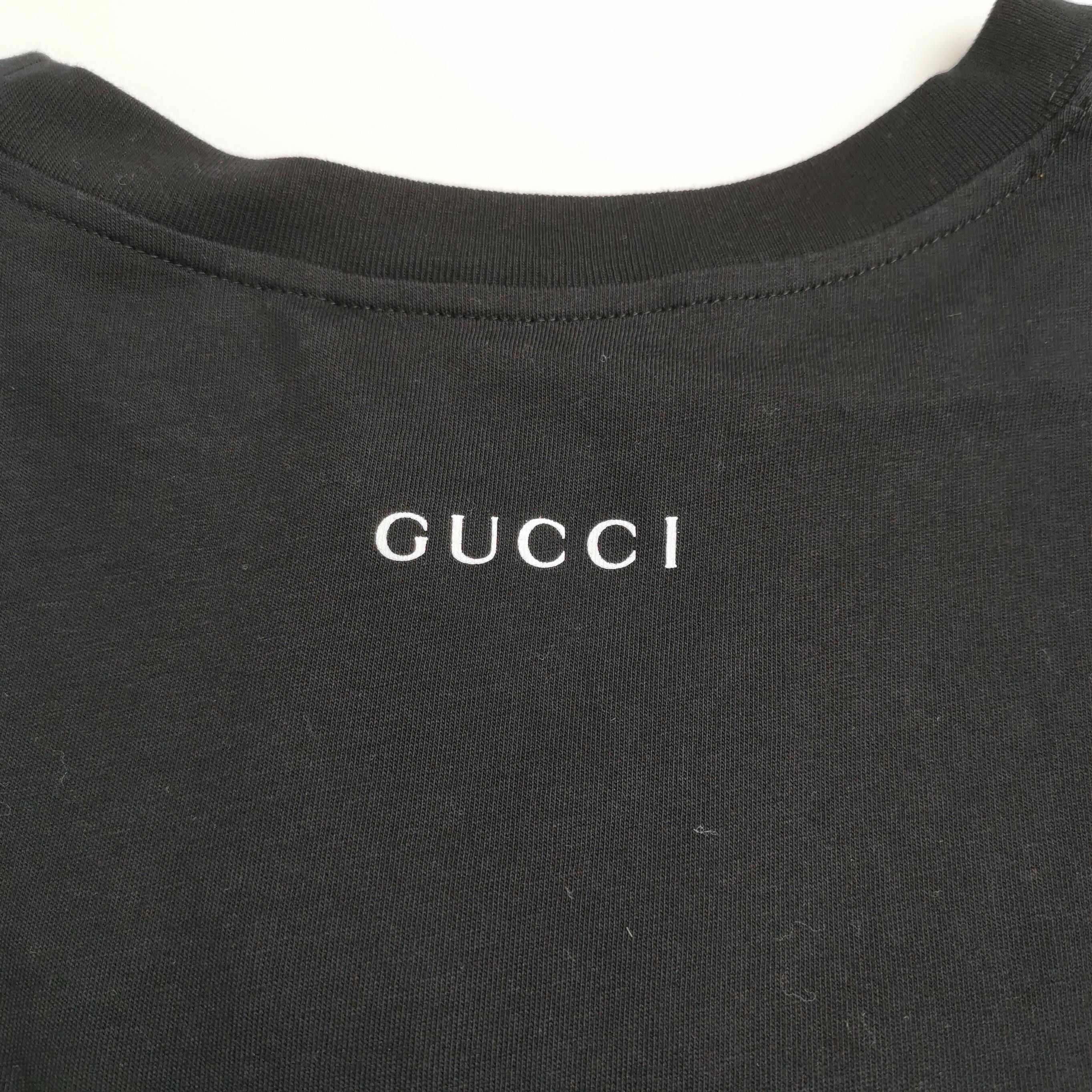 Gucci Gucci S Cotton Color-Block Letter Graphic T-Shirt Size US S / EU 44-46 / 1 - 6 Thumbnail