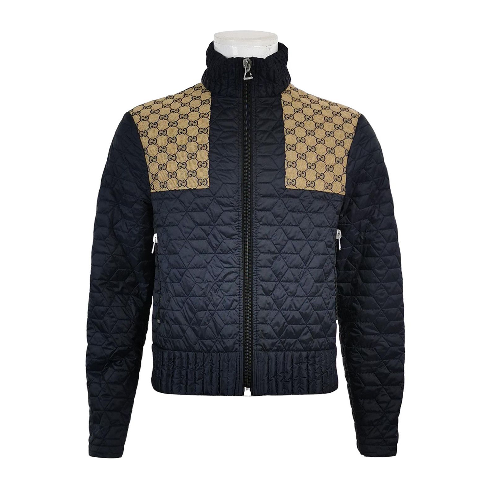 Gucci Gucci S Size Quilted Jacket with GG Monogram Size US S / EU 44-46 / 1 - 2 Thumbnail