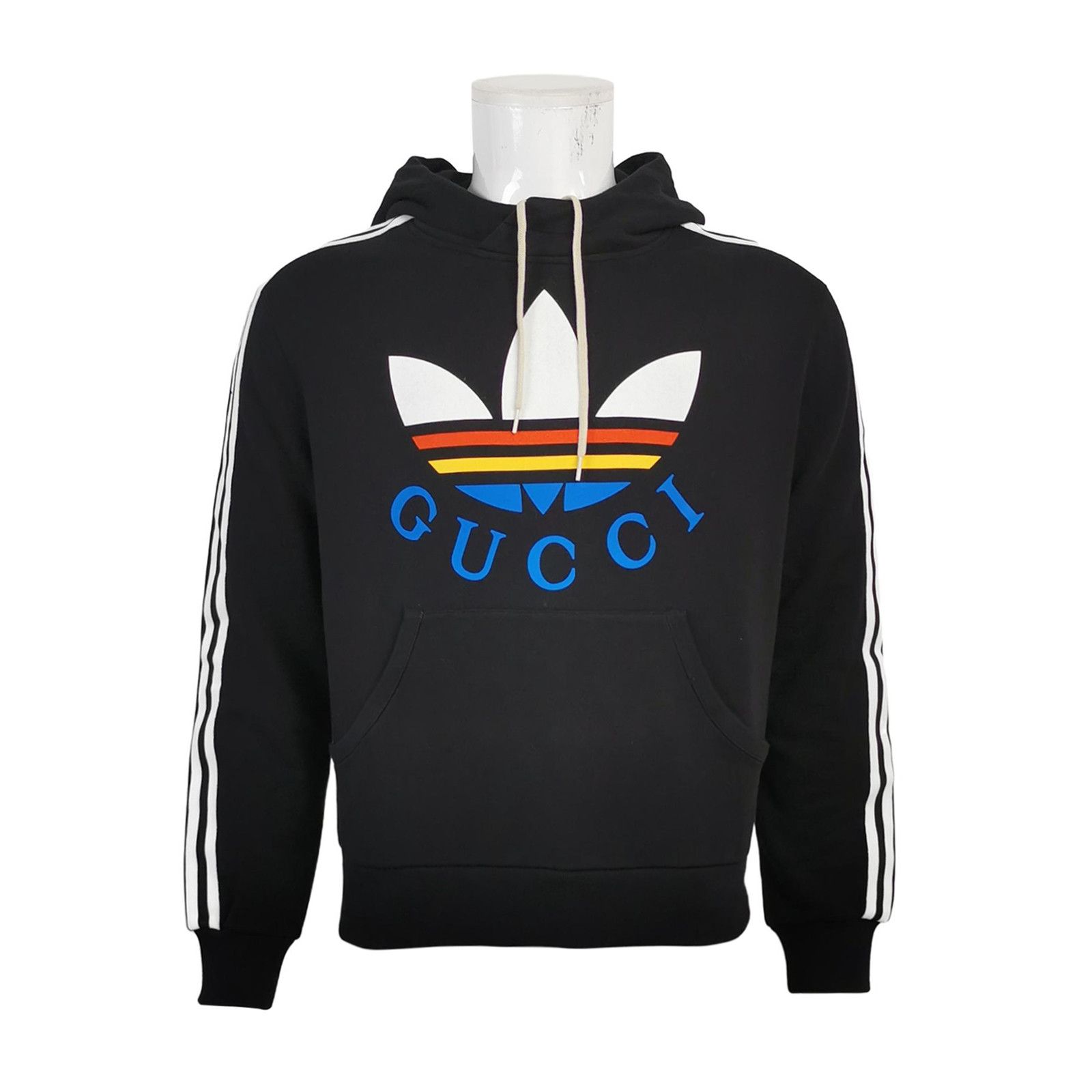 Gucci Gucci x Adidas Collaboration Logo Hoodie S Size US S / EU 44-46 / 1 - 2 Thumbnail