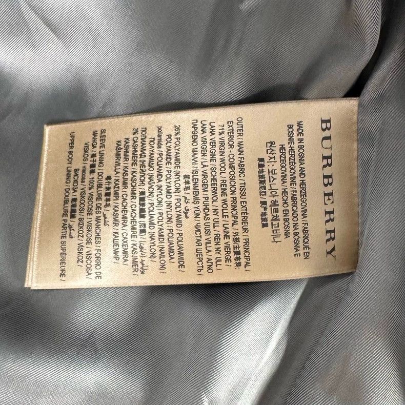 Burberry Burberry Wool Single-Breasted Coat Size US S / EU 44-46 / 1 - 6 Thumbnail
