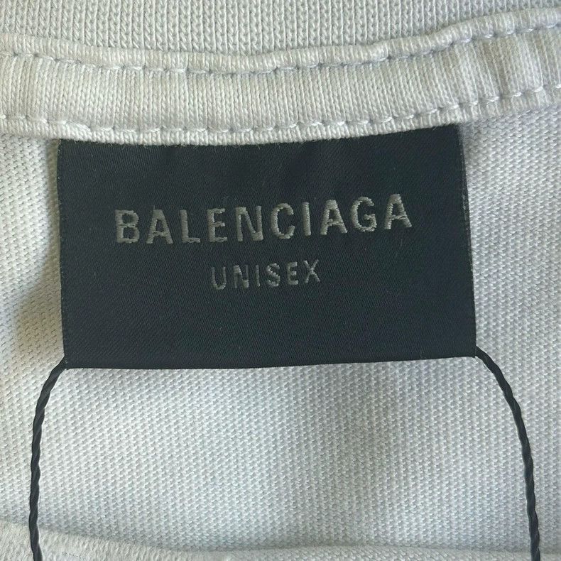 Balenciaga Balenciaga New Year Limited Flocked T-shirt Size US XS / EU 42 / 0 - 3 Thumbnail