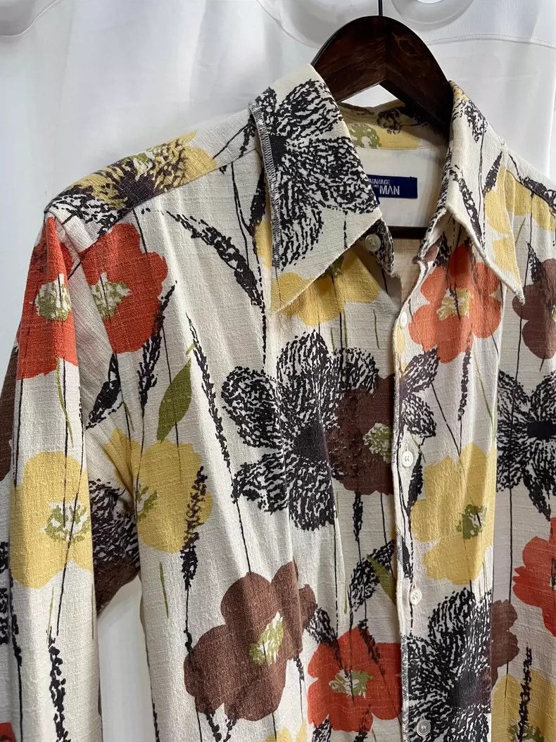 Junya Watanabe JUNYA WATANABE CDG Vintage Floral Shirt Size US M / EU 48-50 / 2 - 3 Thumbnail