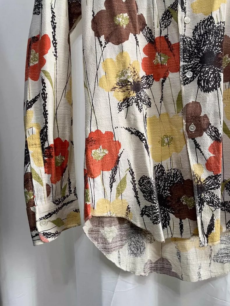 Junya Watanabe JUNYA WATANABE CDG Vintage Floral Shirt Size US M / EU 48-50 / 2 - 4 Thumbnail