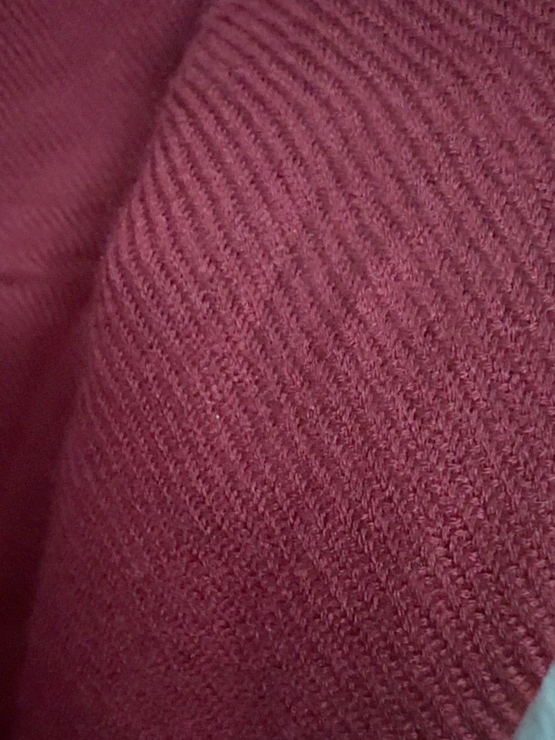 The Elder Statesman Loro Piana Red Cashmere Scarf Size ONE SIZE - 4 Thumbnail