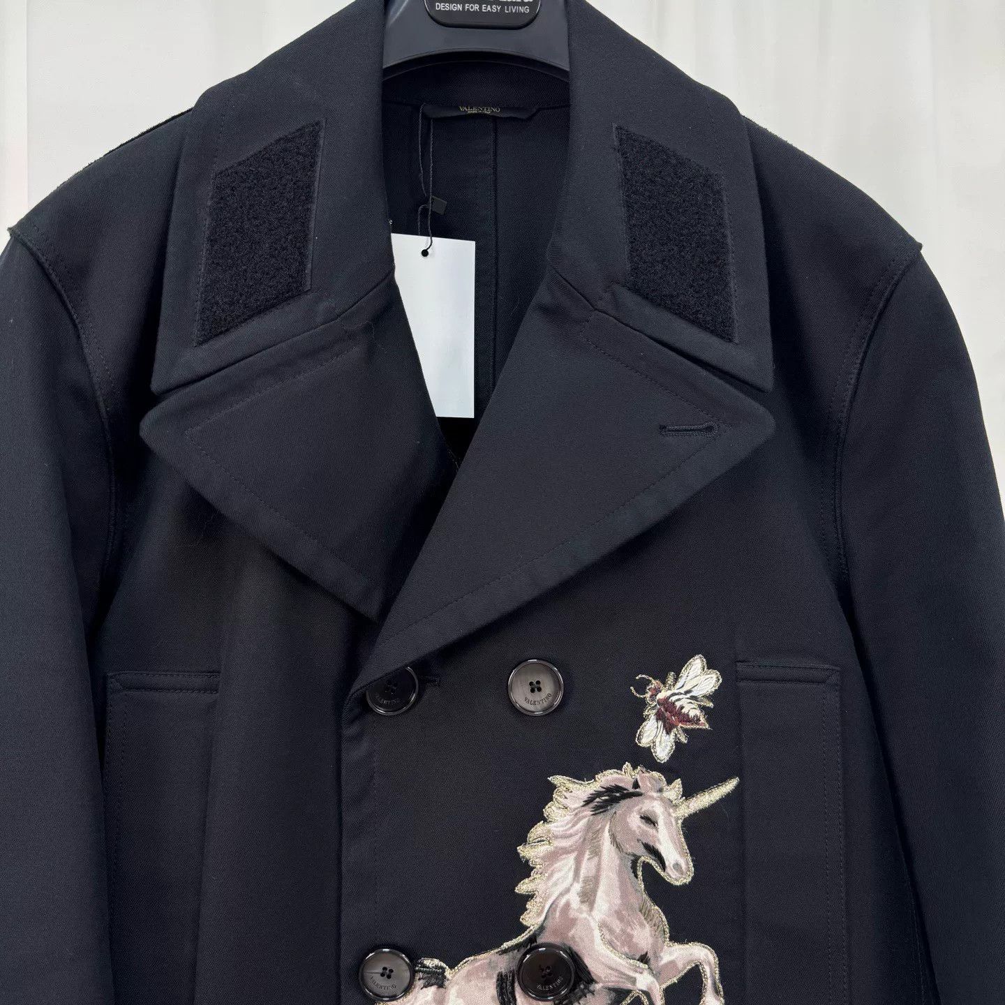 Valentino Valentino Runway Gold Thread Embroidery Coat Size US M / EU 48-50 / 2 - 3 Thumbnail