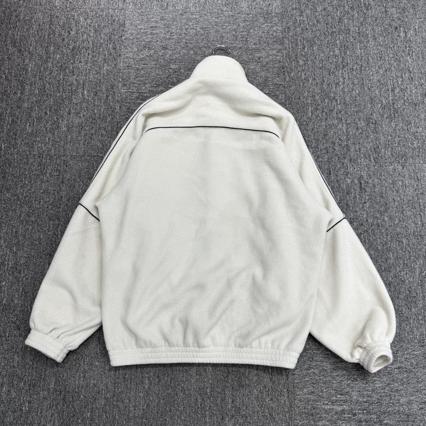 Balenciaga Balenciaga Double Logo Embroidered Fleece Jacket Size US XL / EU 56 / 4 - 5 Thumbnail