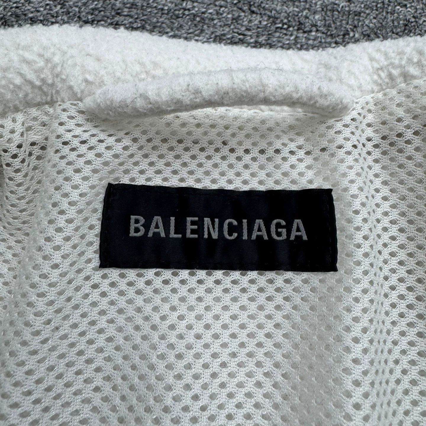 Balenciaga Balenciaga Double Logo Embroidered Fleece Jacket Size US XL / EU 56 / 4 - 2 Thumbnail