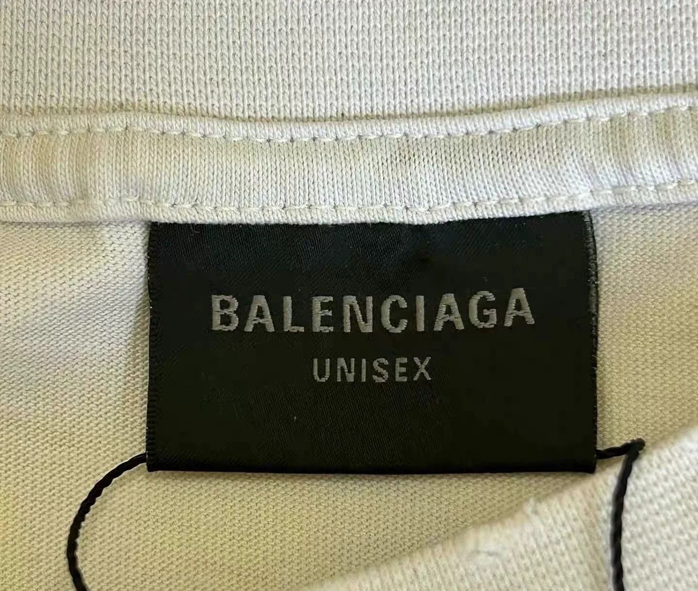 Balenciaga Balenciaga 24SS White Tape Short Sleeve T-shirt Size US L / EU 52-54 / 3 - 4 Thumbnail