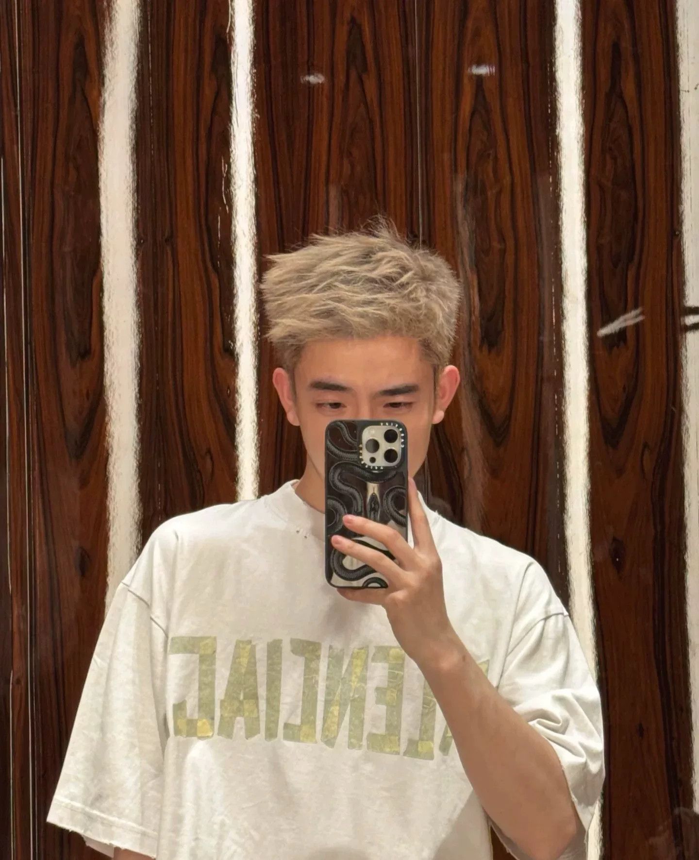 Balenciaga Balenciaga 24SS White Tape Short Sleeve T-shirt Size US L / EU 52-54 / 3 - 7 Thumbnail
