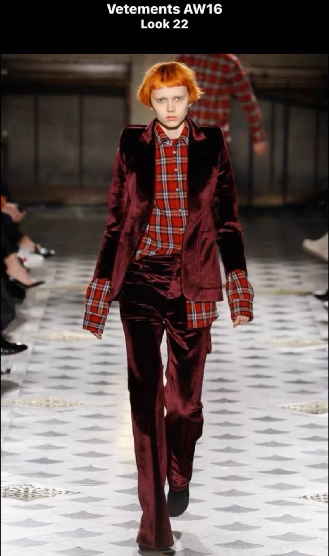 Vetements Vetements 16FW Velvet Flared Trousers Size US 26 / EU 42 - 5 Thumbnail