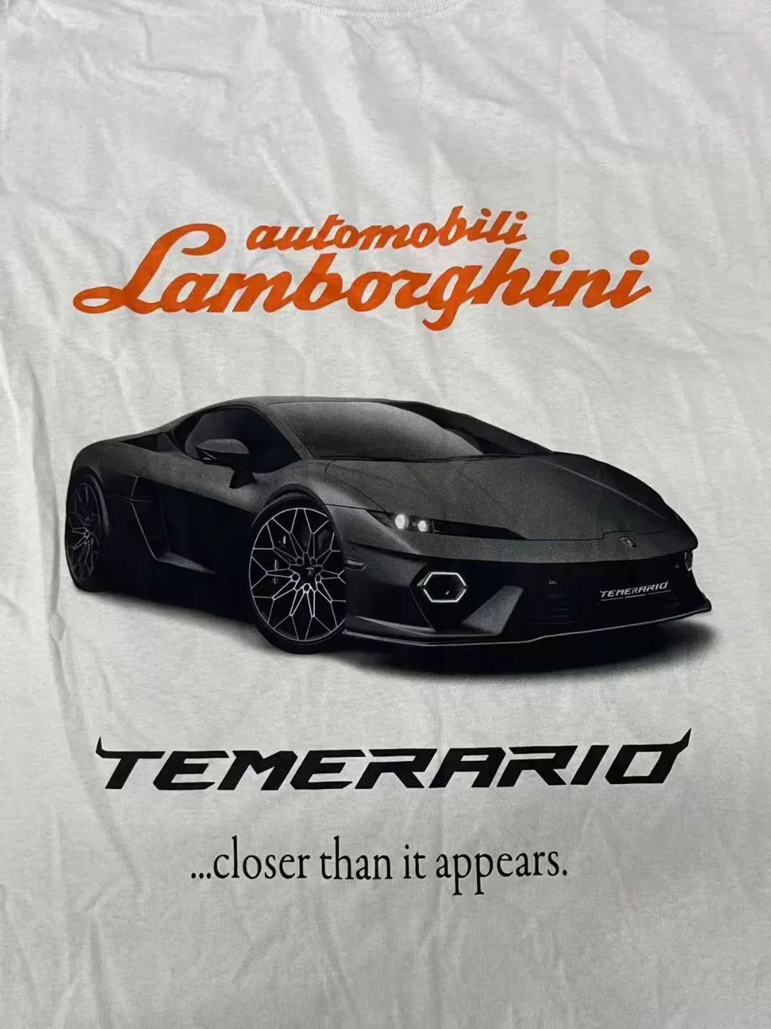 Balenciaga Balenciaga x Lamborghini Vintage White Tee Size US S / EU 44-46 / 1 - 3 Thumbnail