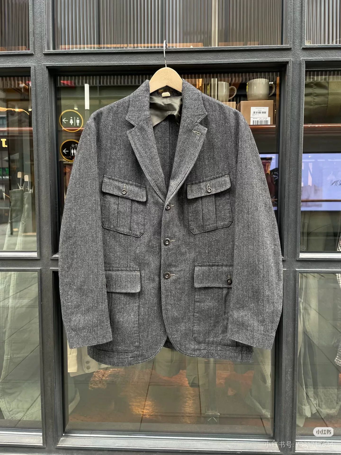 RRL Ralph Lauren RRL Men's Formal Suit Jacket Size US L / EU 52-54 / 3 - 7 Thumbnail