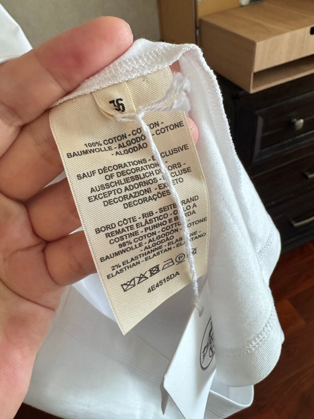 Hermes HERMES Women's Pocket Logo Embroidered Dress Size US 36 / EU 52 - 4 Thumbnail