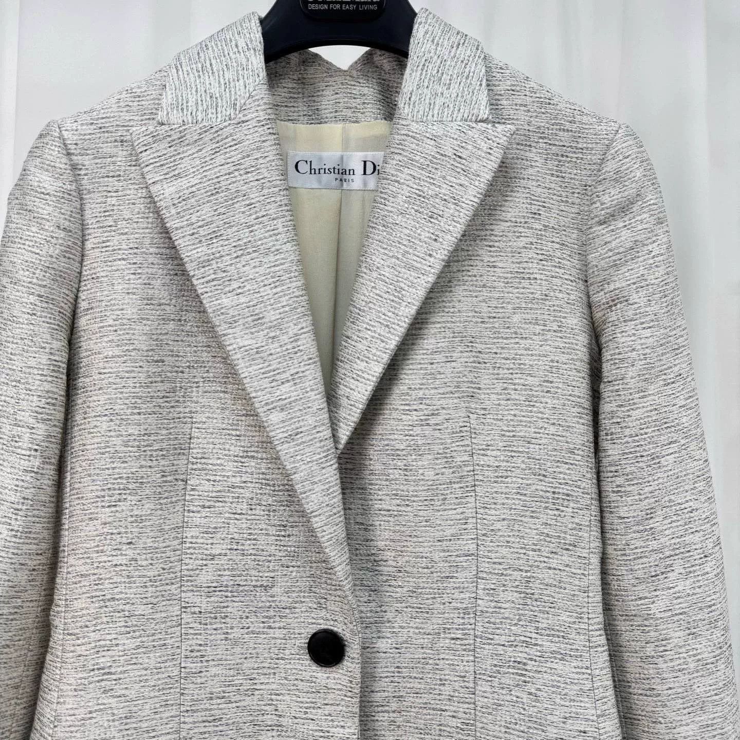 Dior dior gray single-breasted wool coat Size US S / EU 44-46 / 1 - 3 Thumbnail