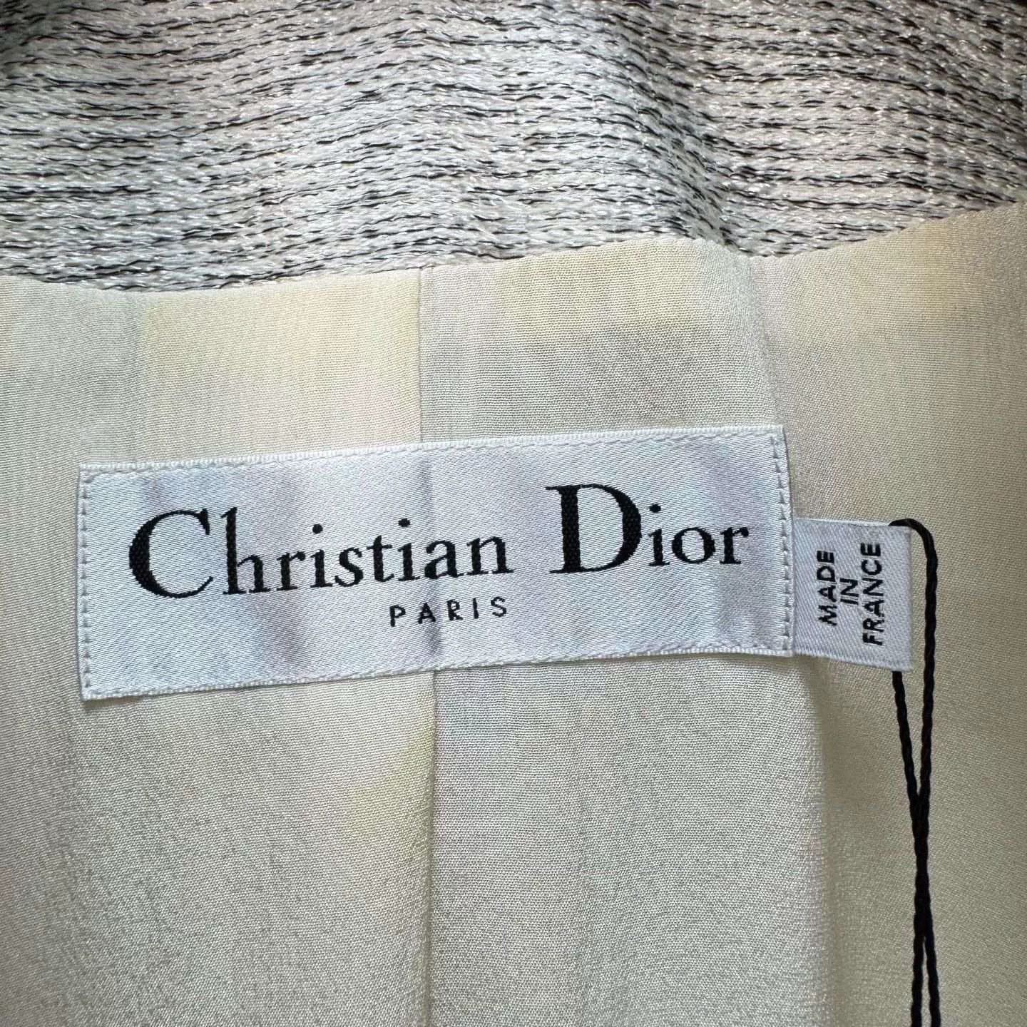 Dior dior gray single-breasted wool coat Size US S / EU 44-46 / 1 - 5 Thumbnail