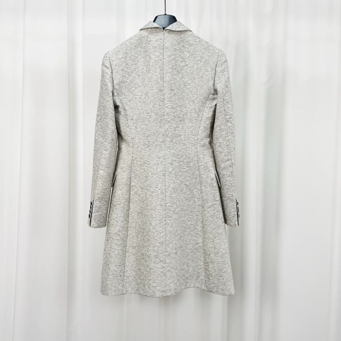 Dior dior gray single-breasted wool coat Size US S / EU 44-46 / 1 - 2 Thumbnail