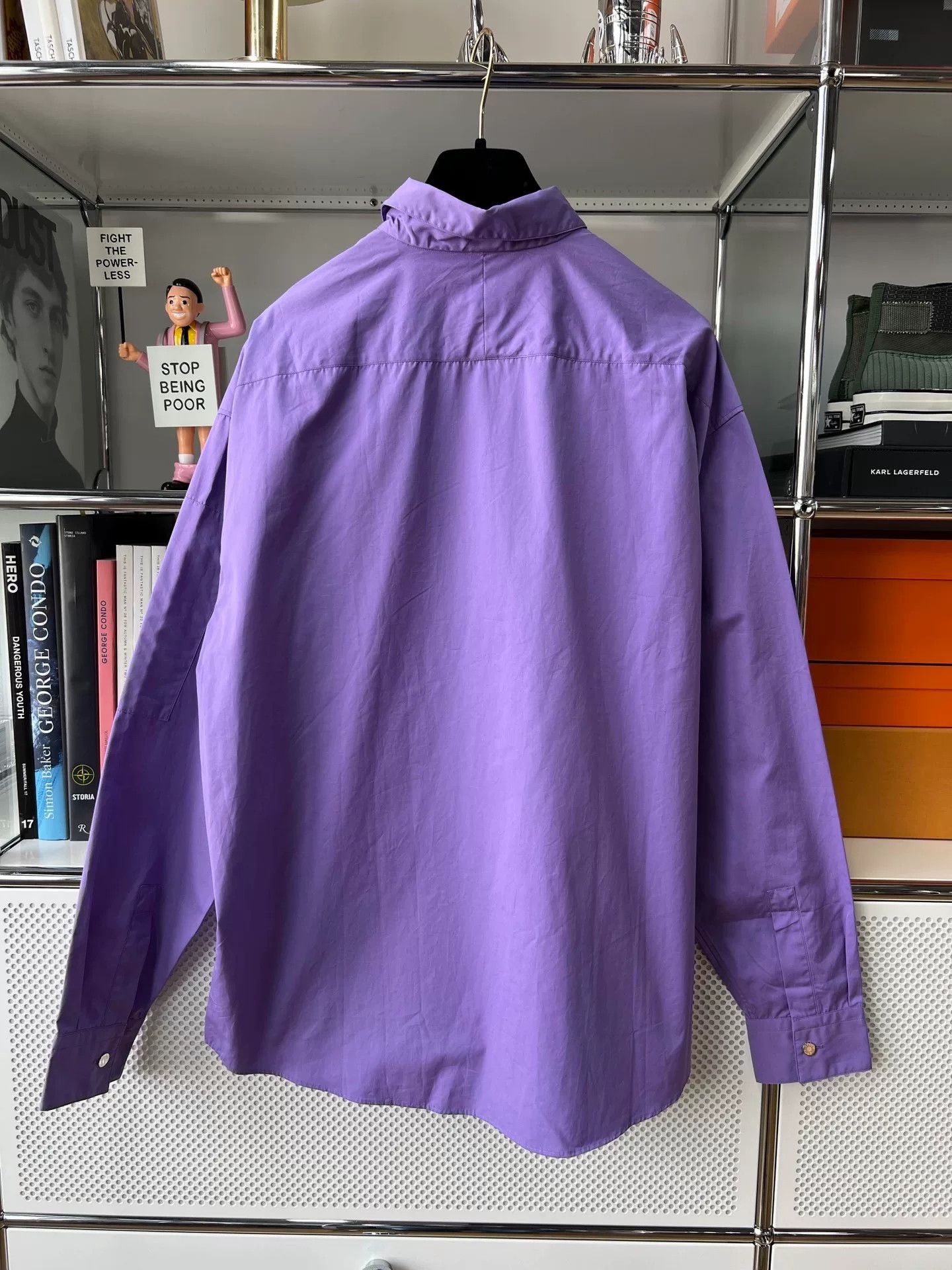 Hermes hermes purple long sleeve shirt with cufflinks Size US L / EU 52-54 / 3 - 3 Thumbnail
