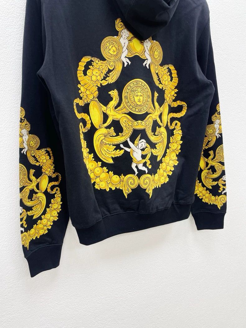 Versace Versace Baroque Print Black Hoodie Size US M / EU 48-50 / 2 - 7 Thumbnail