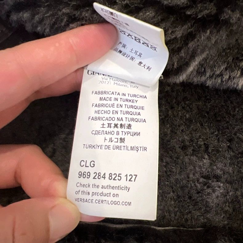 Versace Versace Men's Shearling Leather Jacket Size US M / EU 48-50 / 2 - 9 Thumbnail