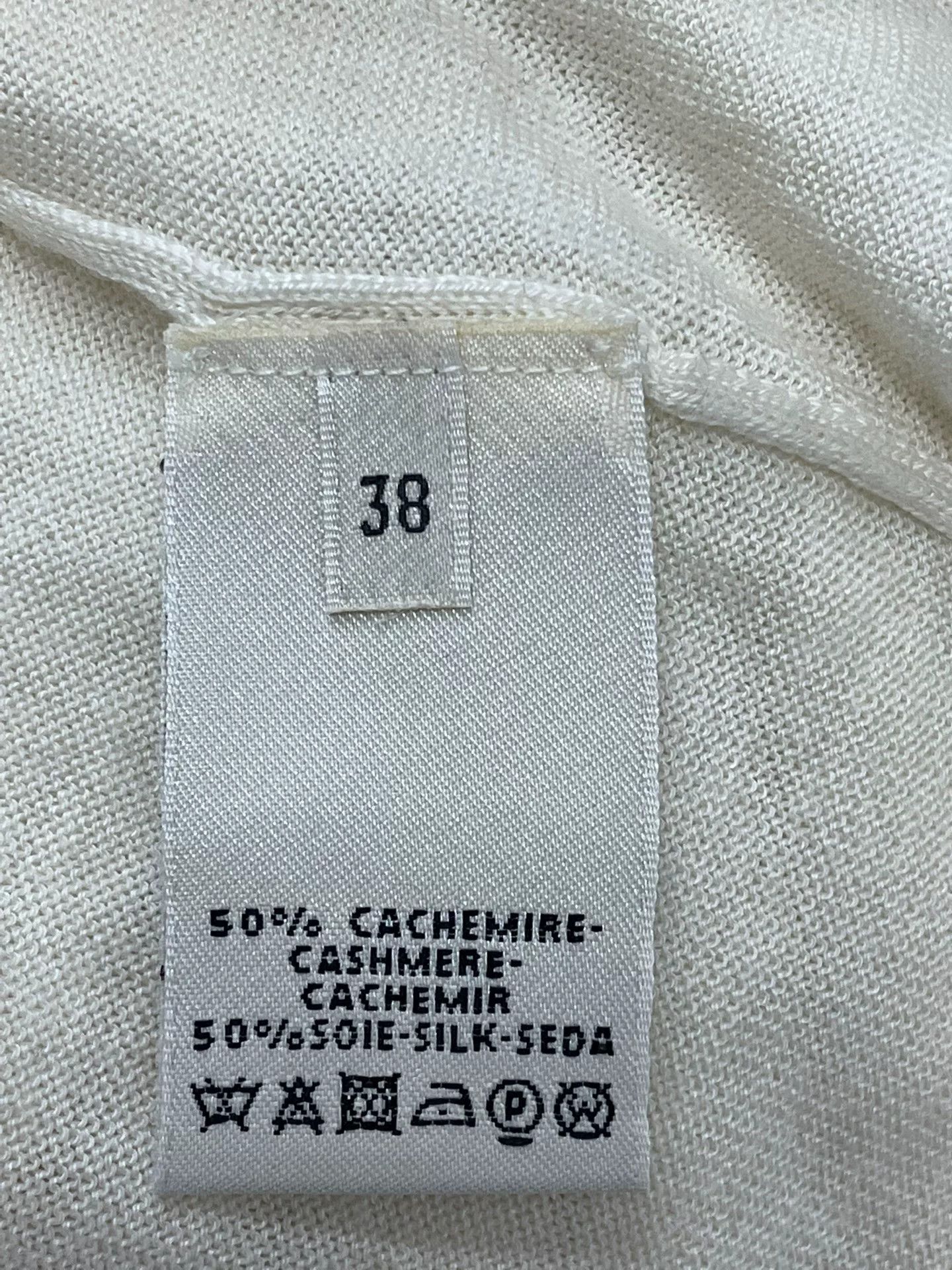 Hermes Hermes White Turtleneck Knit Sweater Size US M / EU 48-50 / 2 - 5 Thumbnail