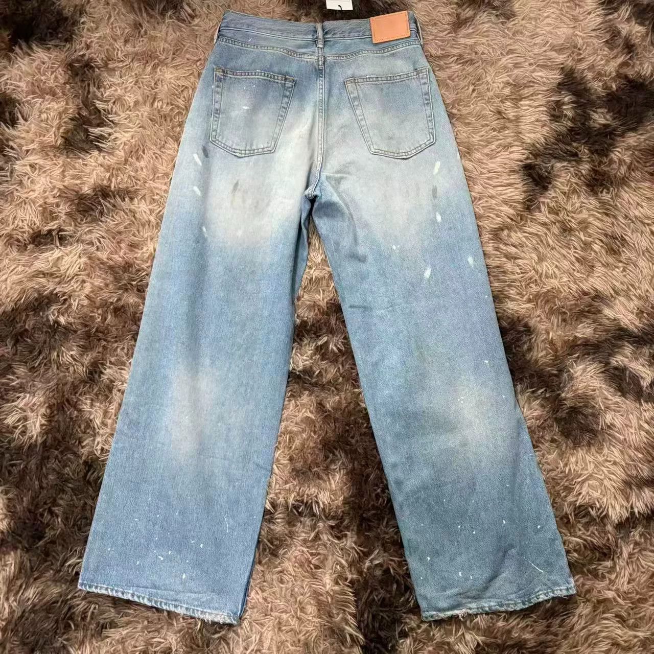 Acne Studios Acne Studios 1981F Blue Splatter Jeans Size US 34 / EU 50 - 2 Thumbnail
