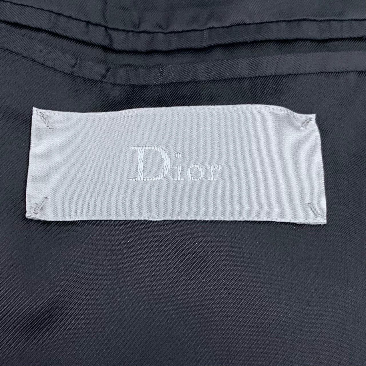 Dior Dior Gray Logo Wool V-neck Blazer Size US S / EU 44-46 / 1 - 5 Thumbnail