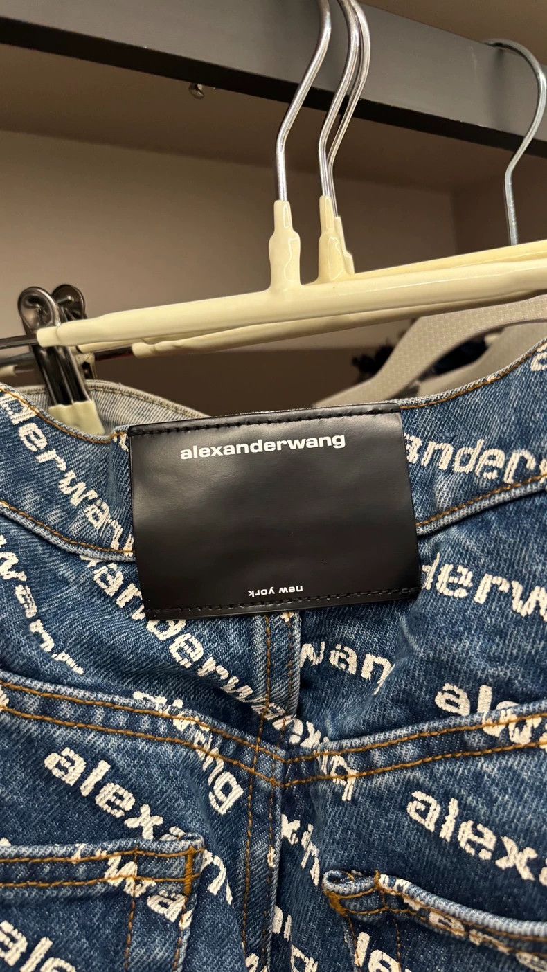 Alexander Wang Alexander Wang Logo Straight Denim Jeans Size US 28 / EU 44 - 2 Thumbnail