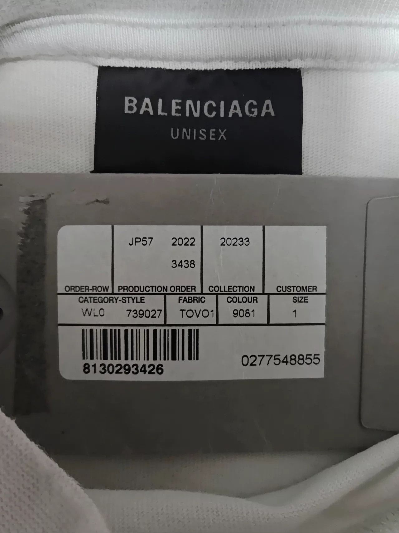 Balenciaga Balenciaga 23FW Distressed Embroidered Longsleeve Size US L / EU 52-54 / 3 - 4 Thumbnail