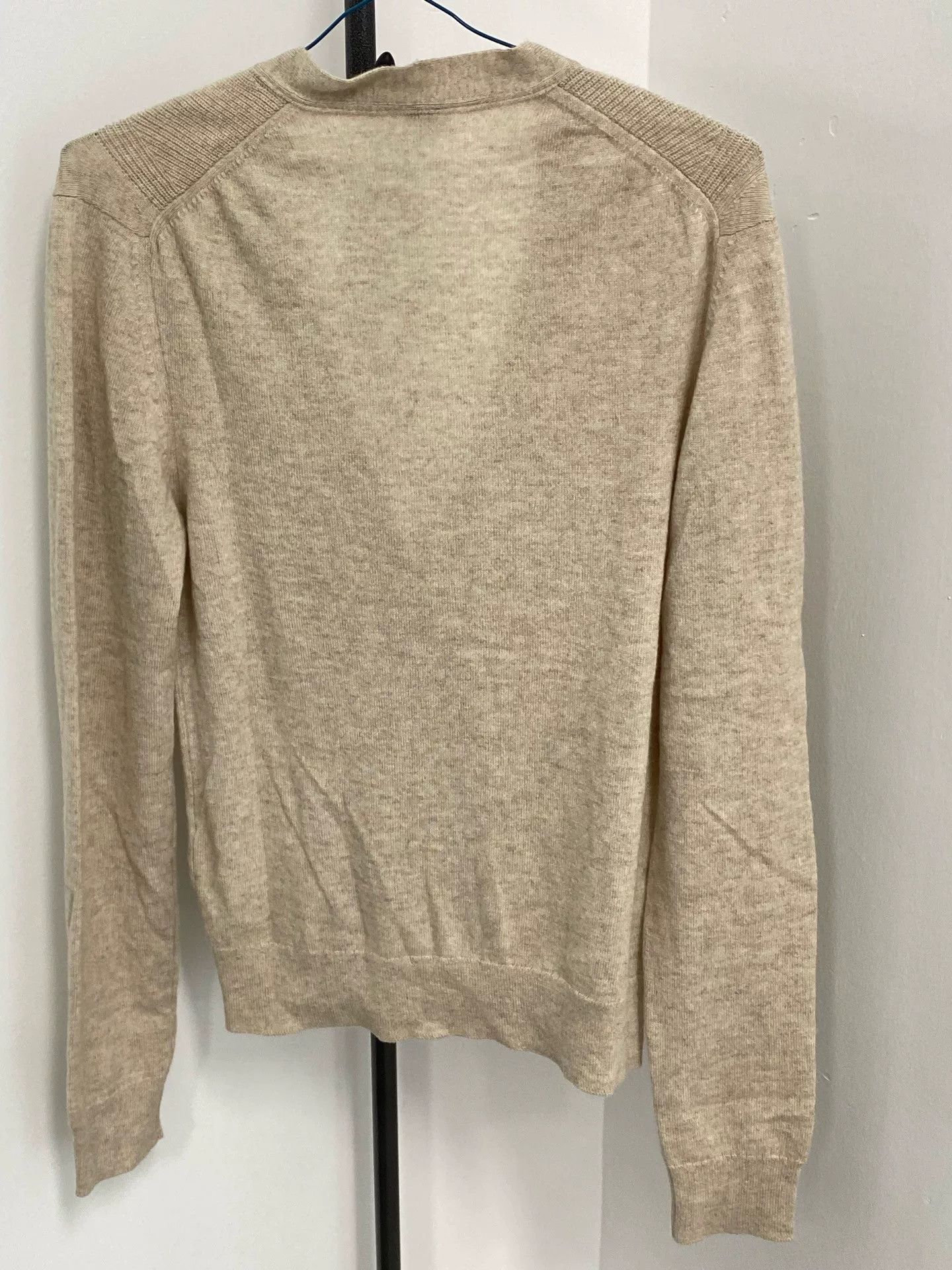 Hermes HERMES Solid V-Neck Knit Cardigan Size US S / EU 44-46 / 1 - 2 Thumbnail